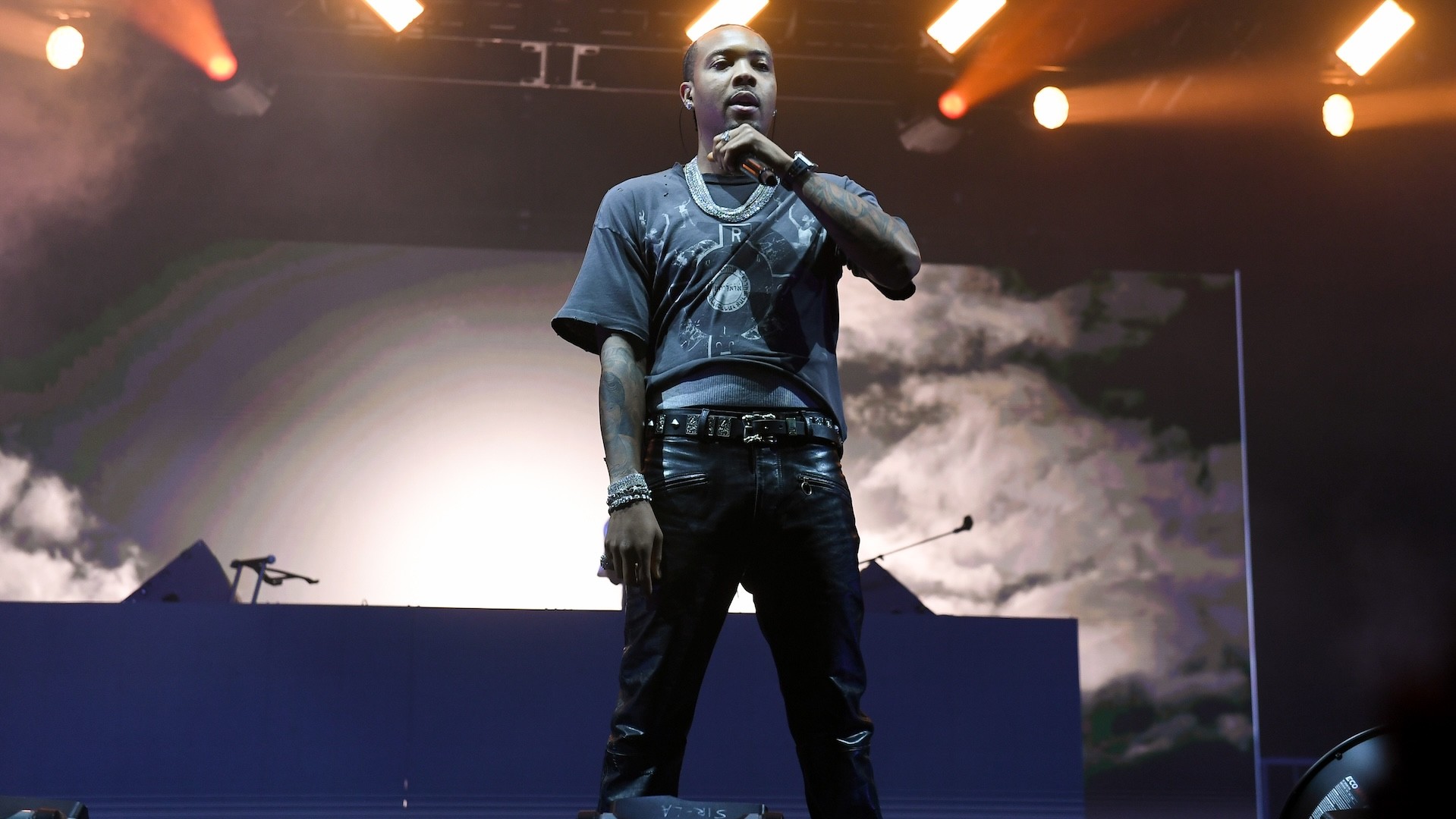 LOS ANGELES, CALIFORNIA - JUNE 26: G Herbo performs onstage during BETX Main Stage presented by Hyundai during the 2026 BET Experience Fan Fest at The Beehive on June 26, 2026 in Los Angeles, California.