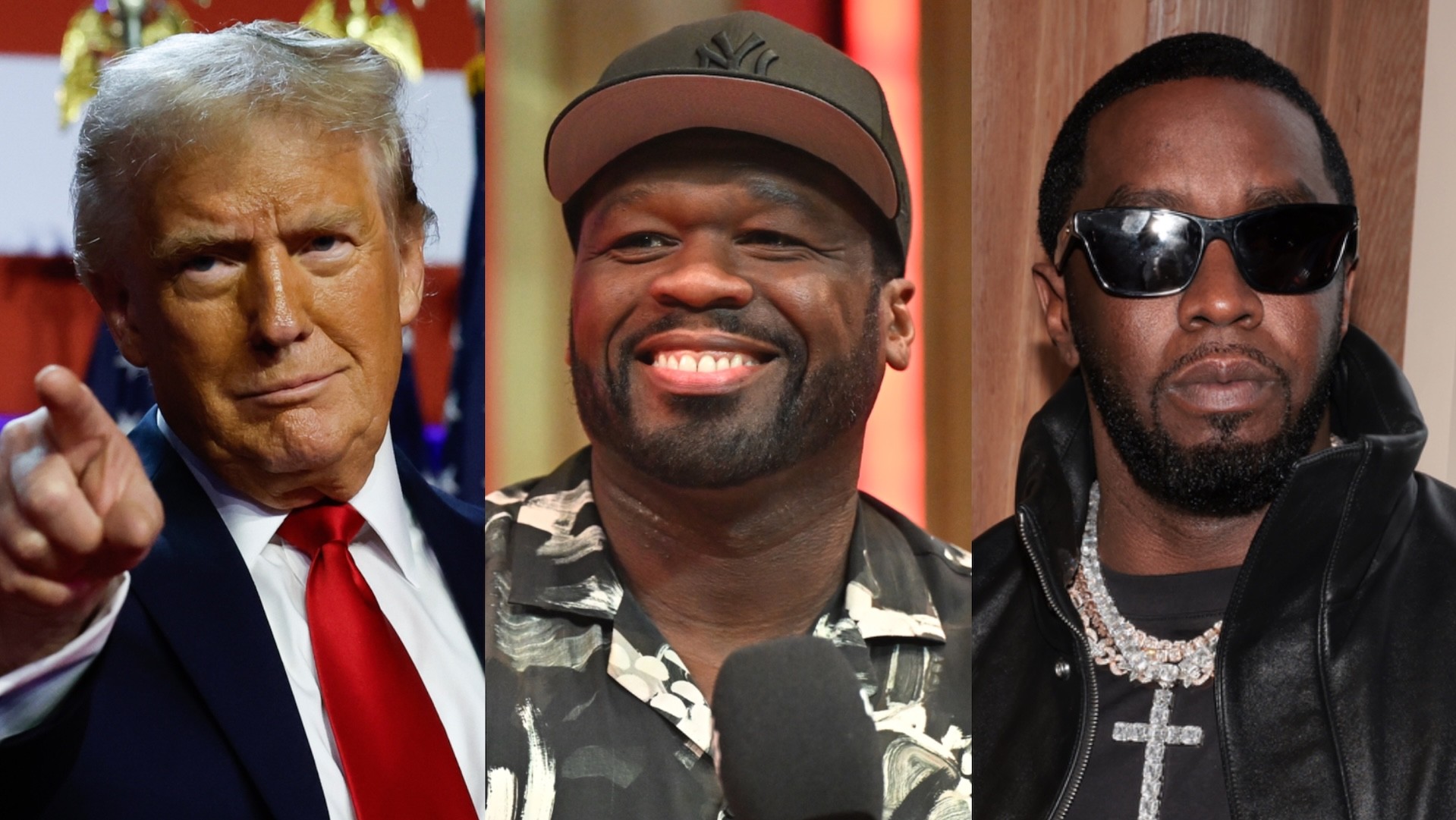 President Trump, 50 Cent, and Diddy