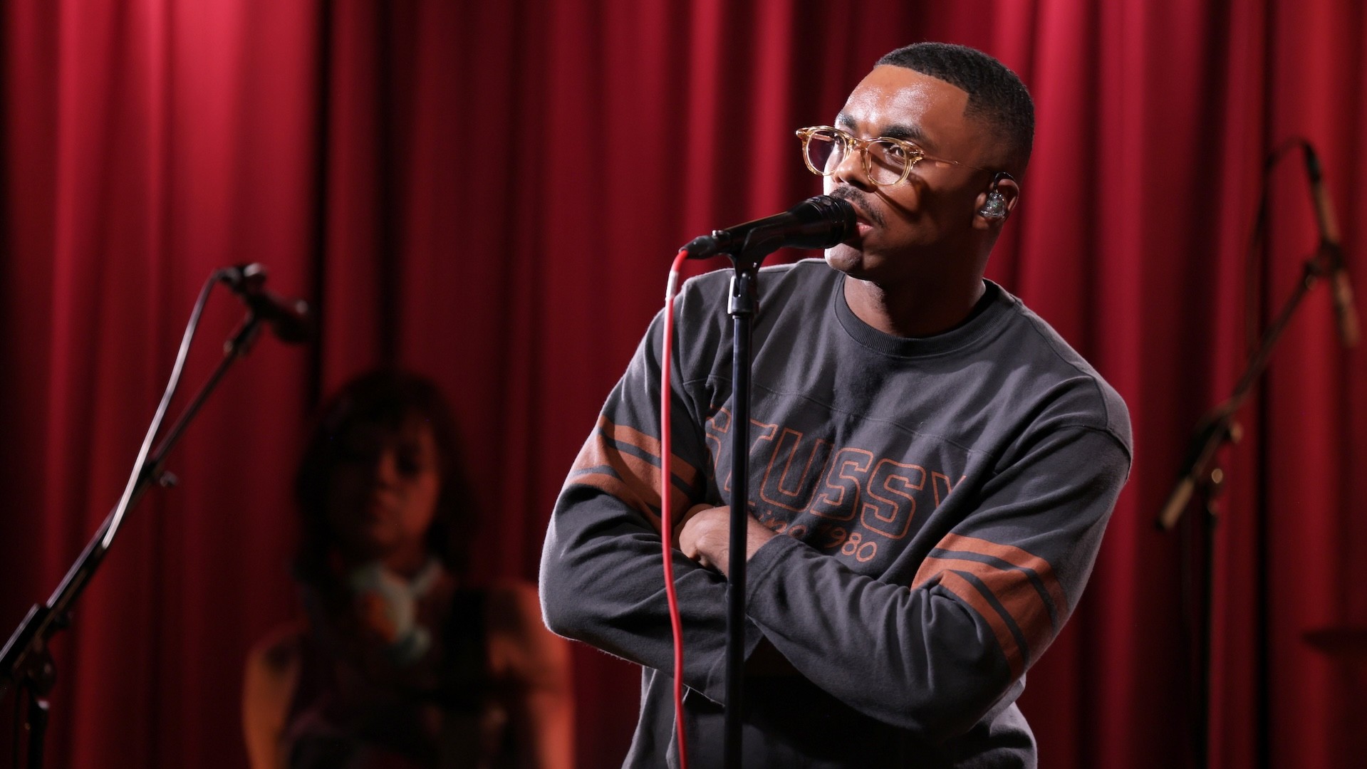 LOS ANGELES, CALIFORNIA - JULY 29: Vince Staples performs at The Drop: Vince Staples at Grammy Museum on July 29, 2026 in Los Angeles, California.