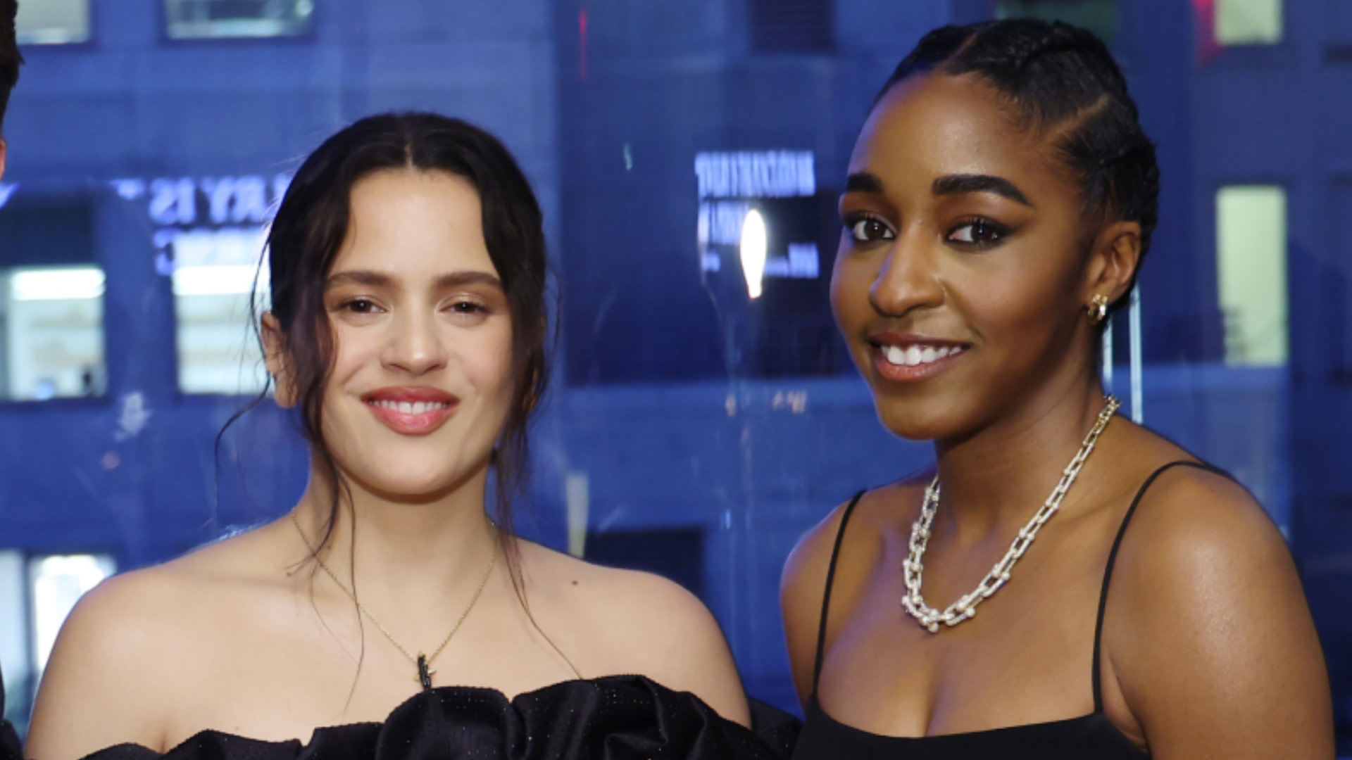 (L-R) Rosalía and Ayo Edebiri.
