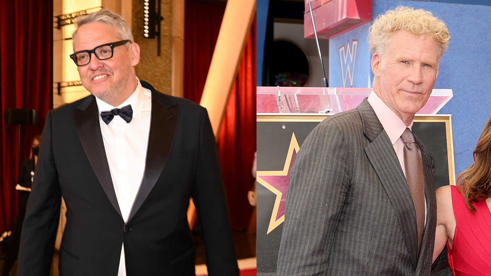 (L-R) Adam McKay and Will Ferrell.