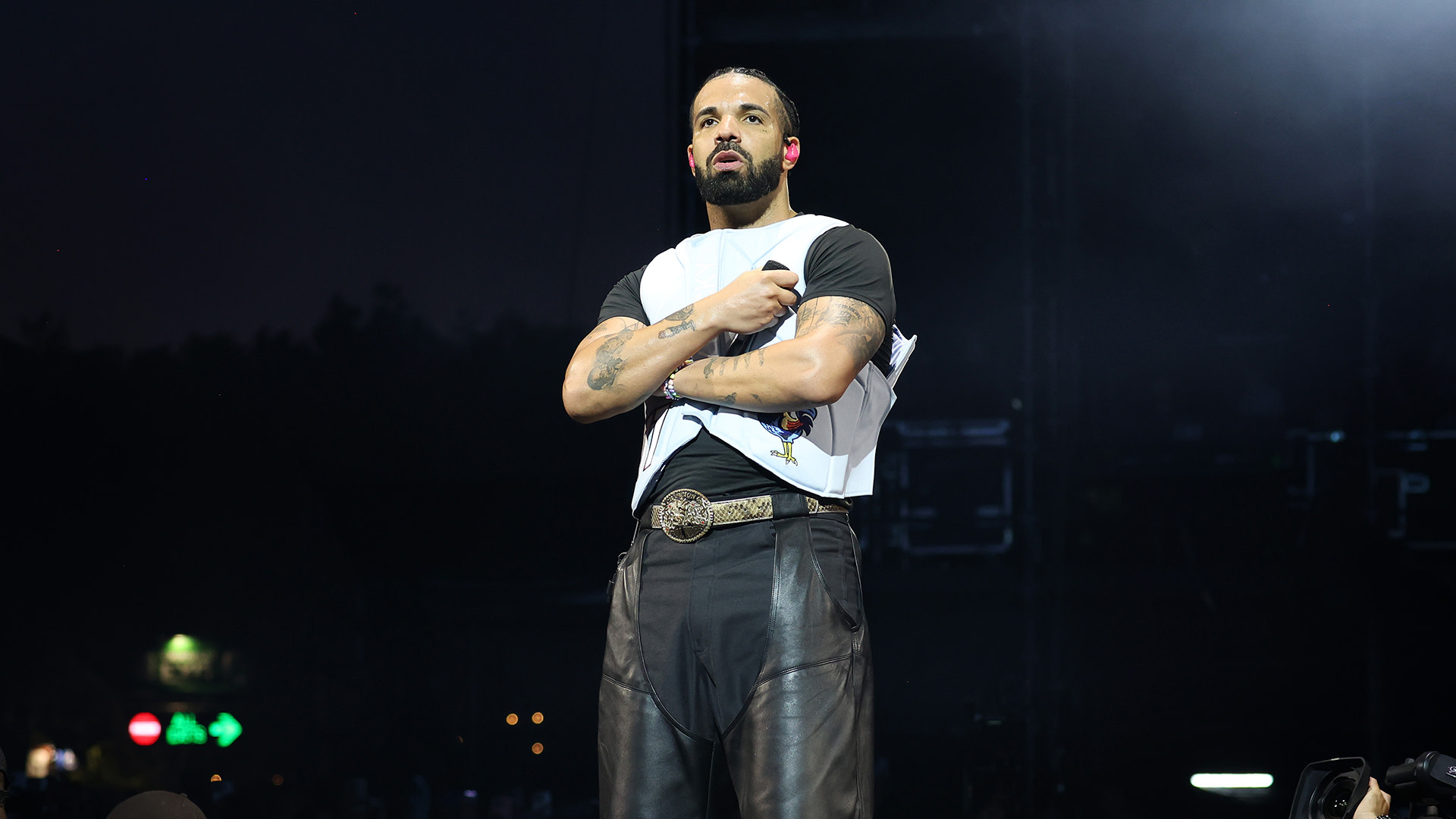 Drake performs live on stage during day two of Wireless Festival 2025 at Finsbury Park on July 12, 2025 in London, England. 