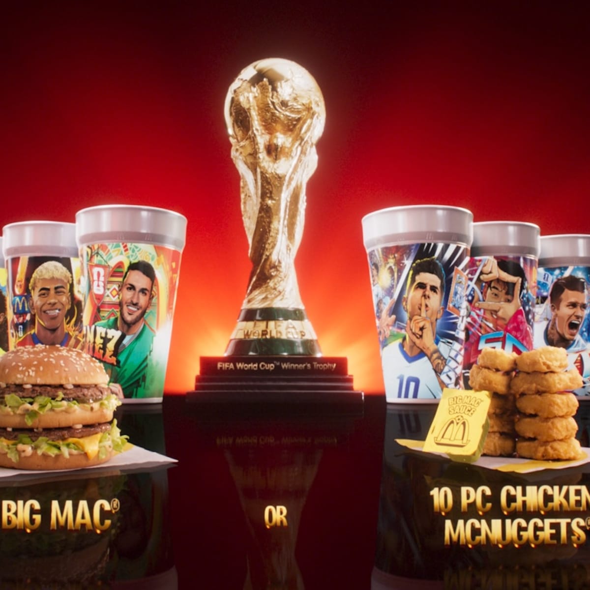 McDonald's Celebrates the World Cup With David Beckham, Ronaldinho