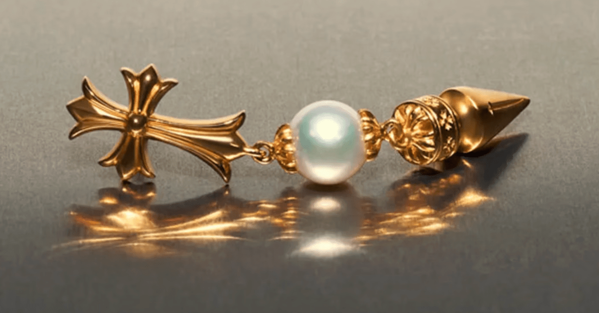 MIKIMOTO and Chrome Hearts Reunite for 22K Gold Jewelry Capsule