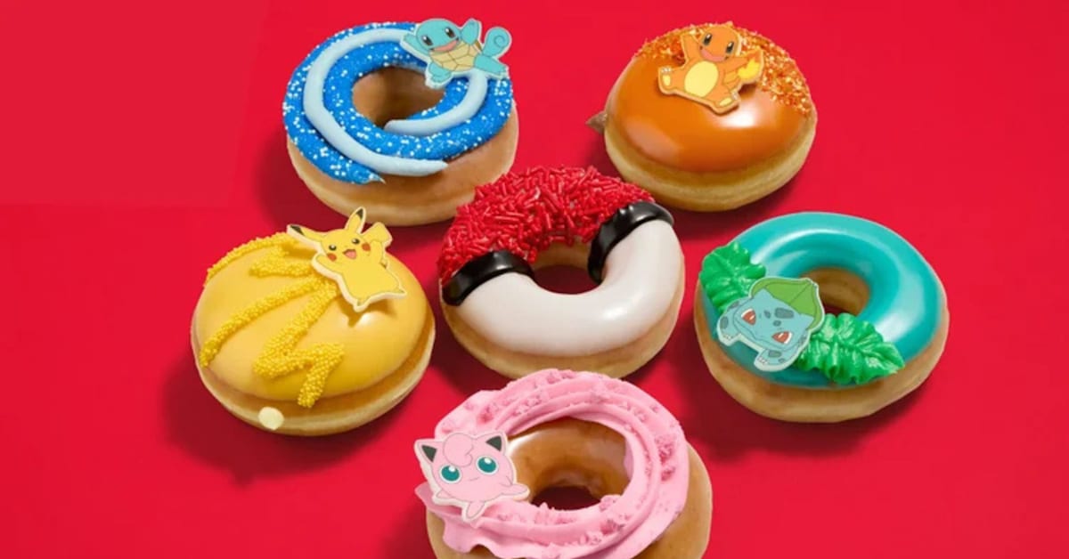 Krispy Kreme's Pokémon Donut Collection: A Sweet Celebration of 30 Years of Gaming History