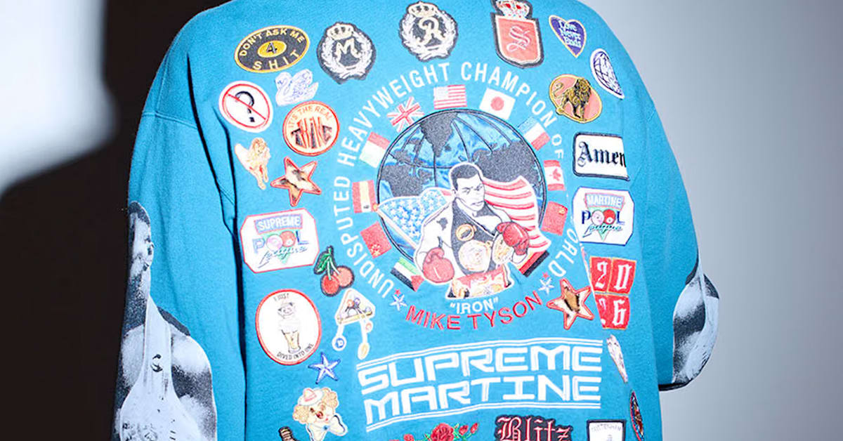 Supreme Reportedly Pulls Martine Rose-Designed Mike Tyson Hoodie Featuring Palestinian Flag