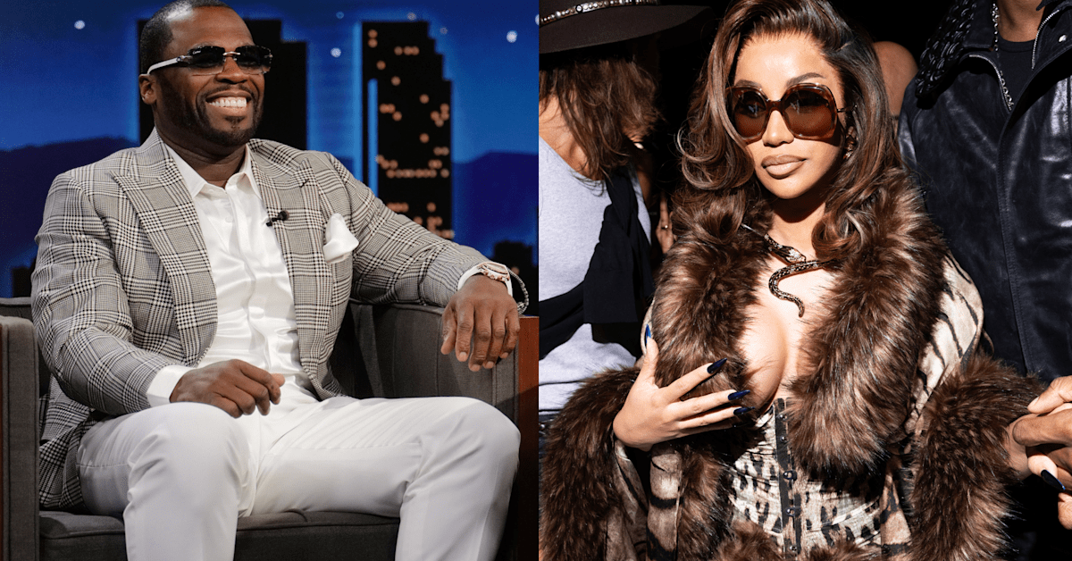 50 Cent Calls Cardi B a 'Hit,' Says She Escaped the 'Dead Hip-Hop Section'