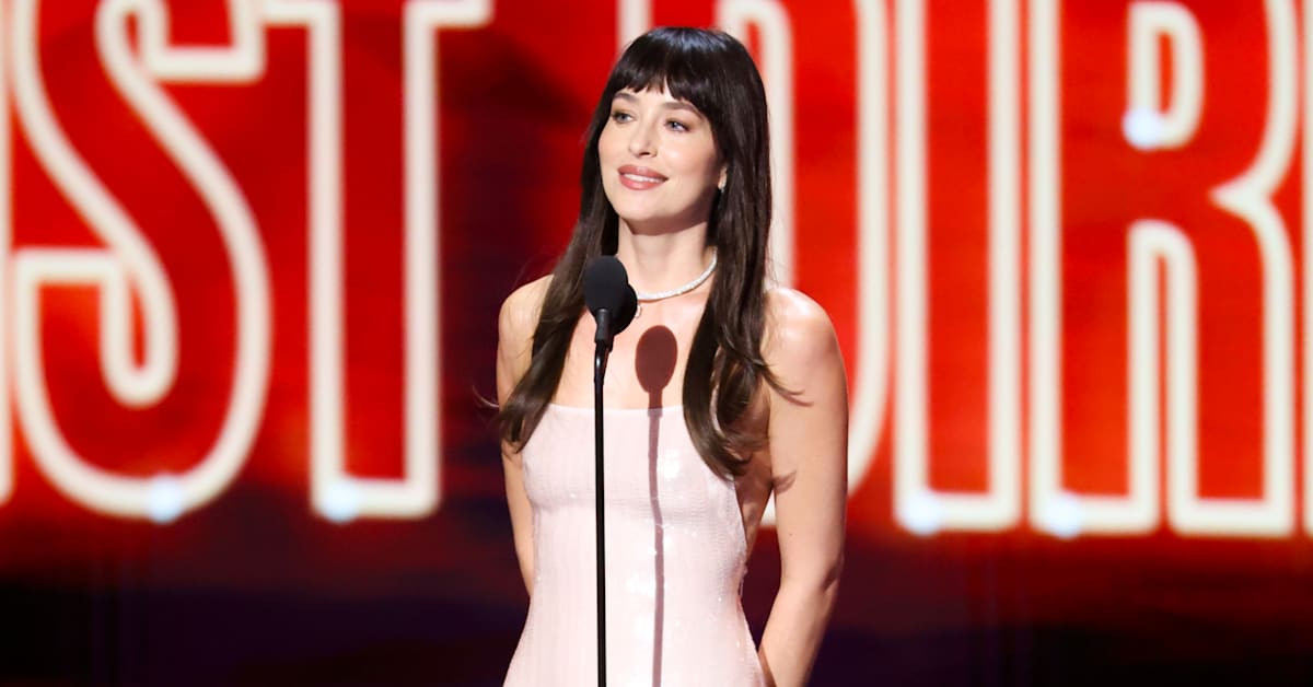 Dakota Johnson Wears Custom Calvin Klein Collection Gown at 2026 MTV Video Music Awards