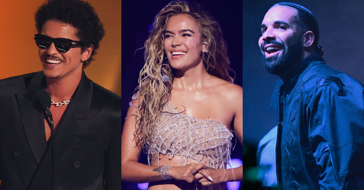 Bruno Mars Jokingly Reacts to Drake Dancing With Latina Crush Karol G: I Will Get Her Back