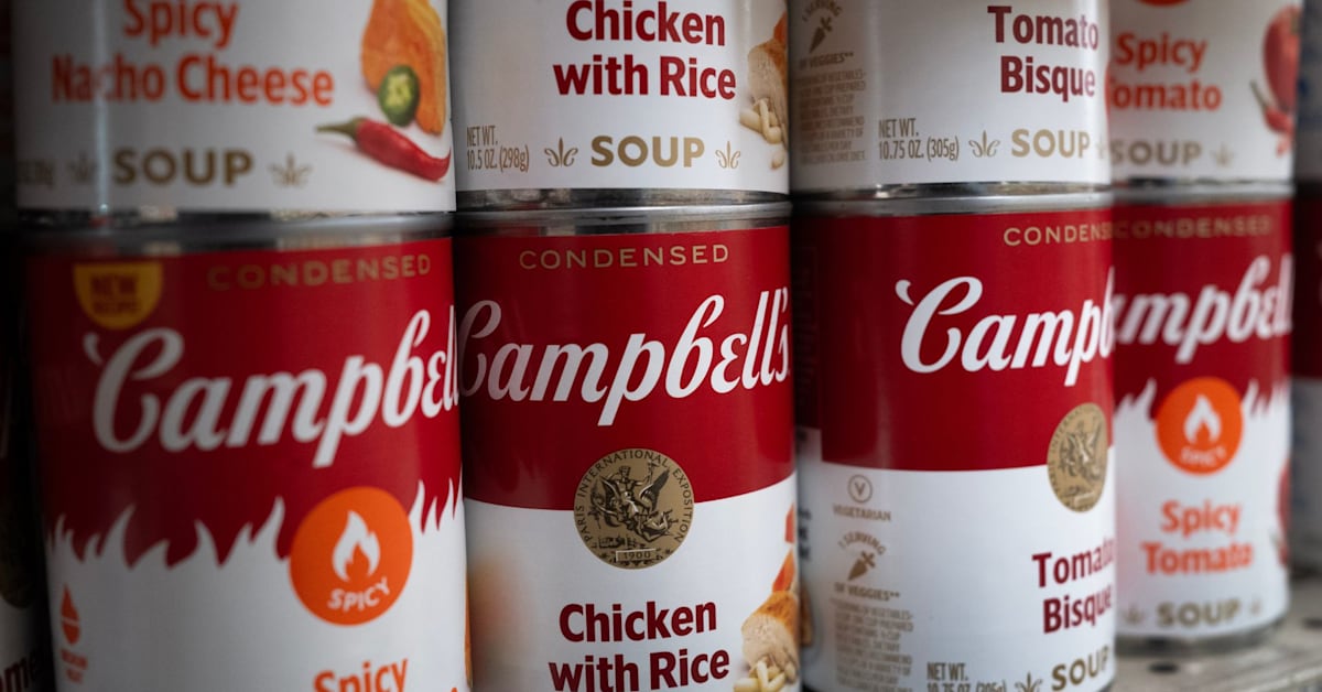 Cover art for Campbell's Stock Drops 16% Before Thanksgiving