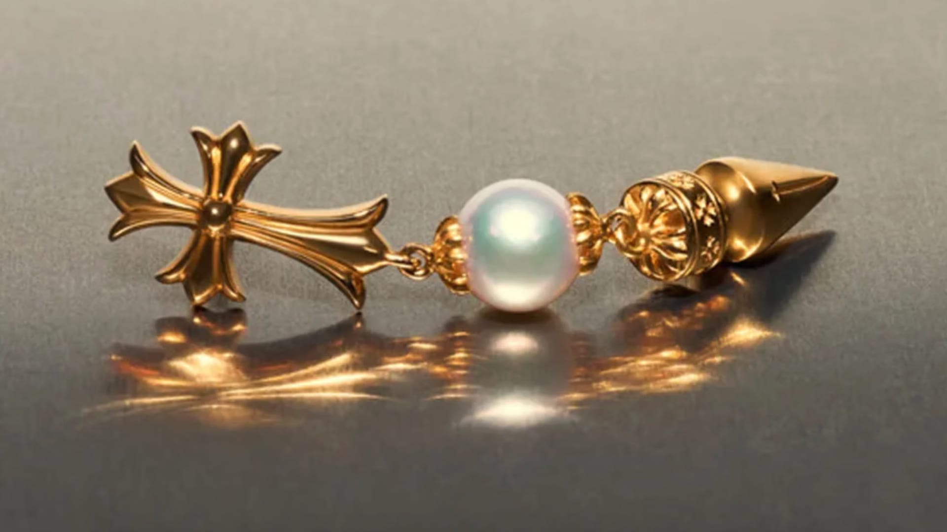 MIKIMOTO and Chrome Hearts Reunite for 22K Gold Jewelry Capsule
