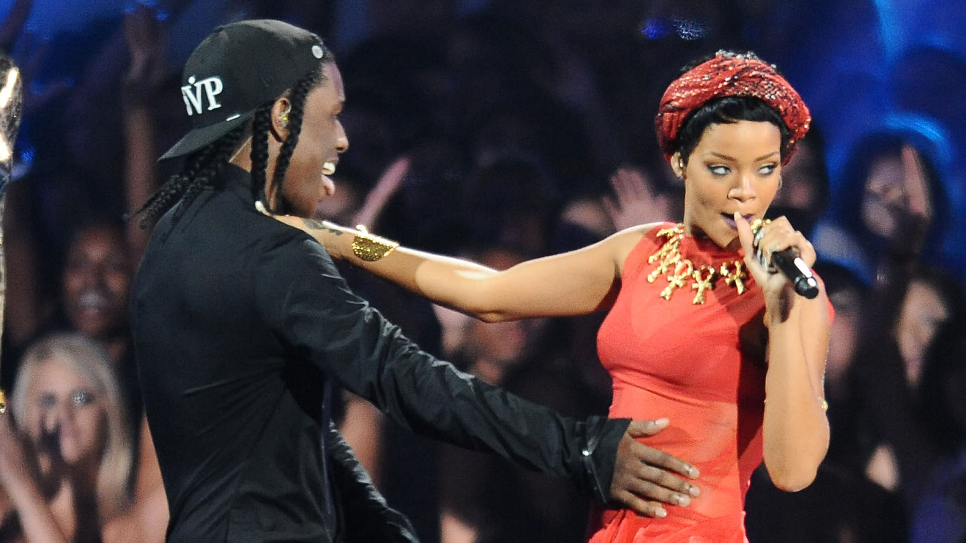 ASAP Rocky on 2012 VMAs Performance With Rihanna: 'I Grabbed Her Ass for Harlem'