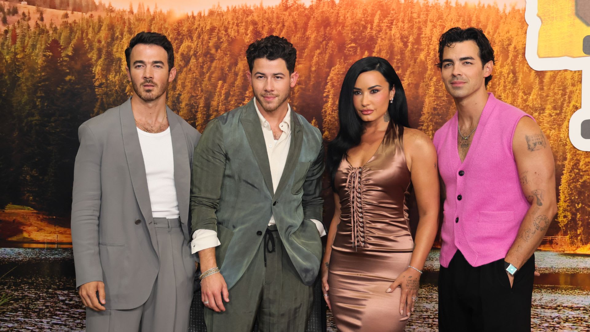 Demi Lovato and the Jonas Brothers Return to 'Camp Rock' for a Surprise Reunion