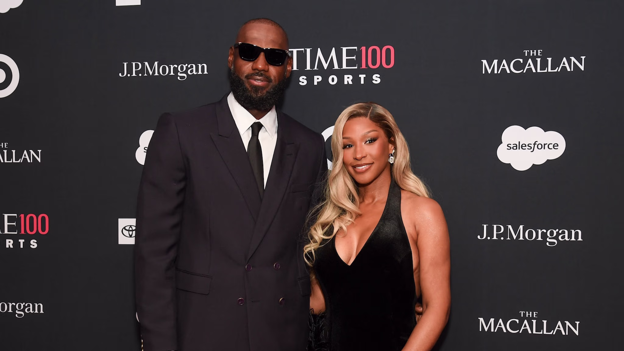 LeBron James and Savannah James at TIME100 Sports Gala held at Pier Sixty on July 16, 2026 in New York, New York.