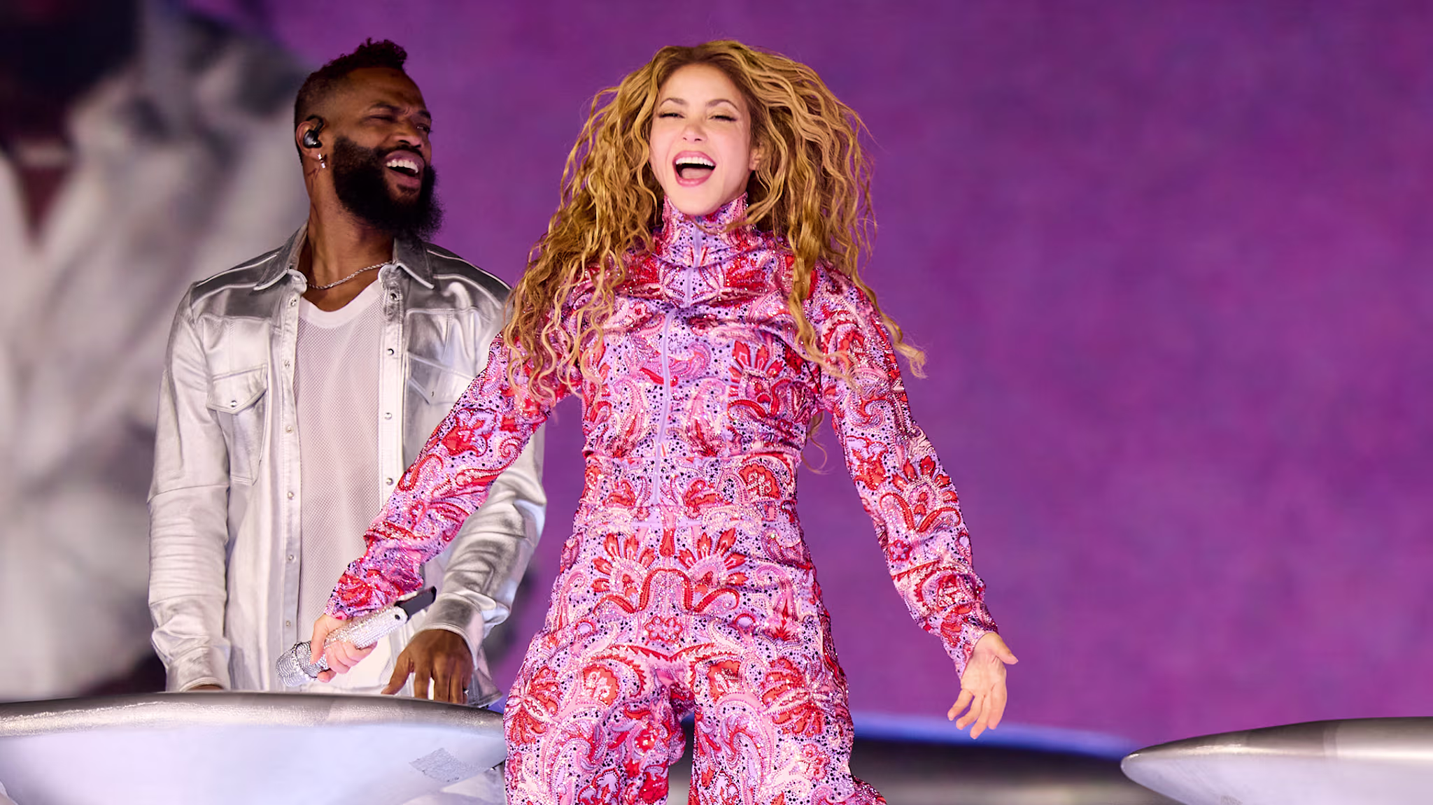 Singer Shakira performs onstage on the 8th night of her European residency at Shakira stadium during "La Mujeres Ya No Lloran" World Tour at Estadio Shakira on October 03, 2026 in Madrid, Spain. 