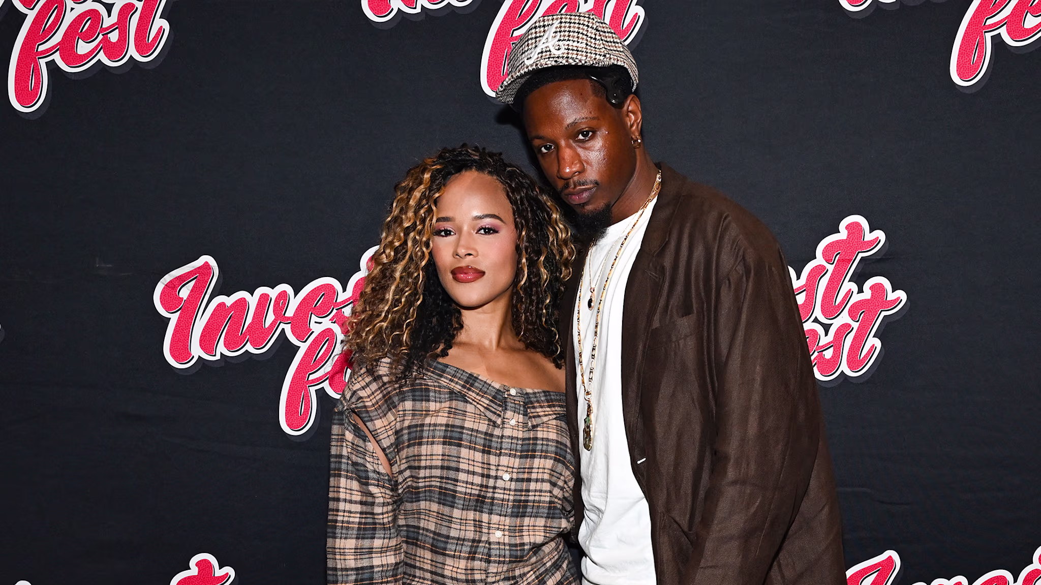 Serayah McNeill and Joey Bada$$ attend 2026 Invest Fest at Georgia World Congress Center on August 8, 2026 in Atlanta, Georgia.