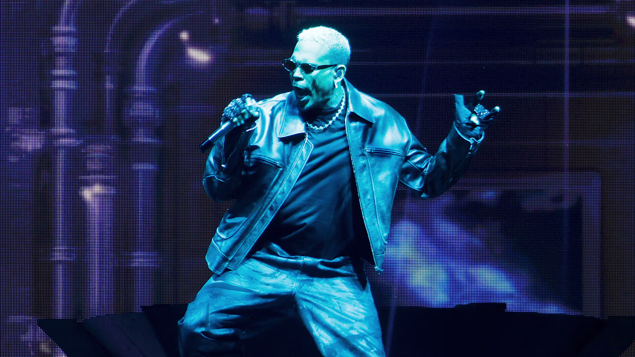 Chris Brown performs at Nissan Stadium on July 25, 2026 in Nashville, Tennessee.