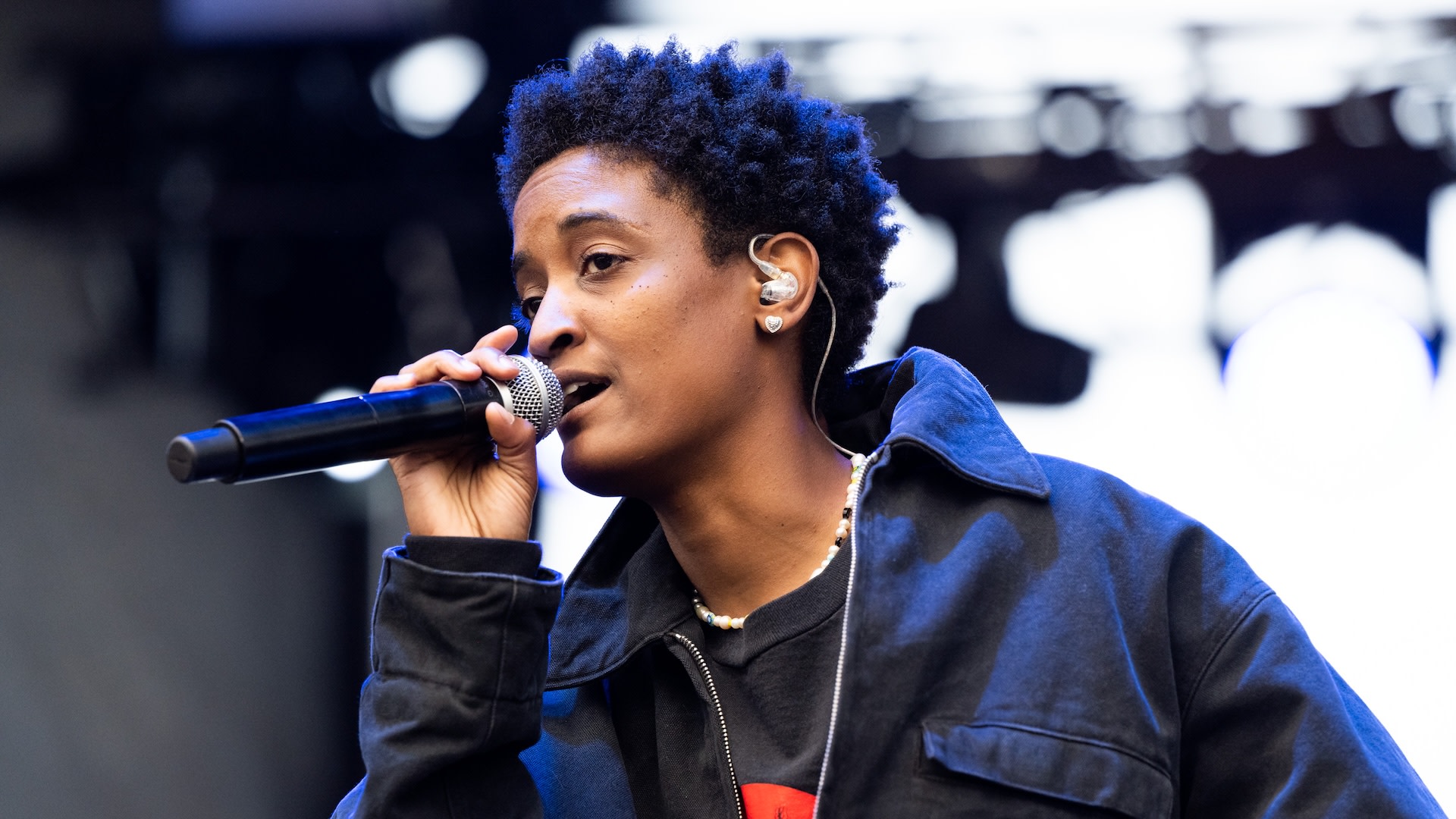 LOS ANGELES, CALIFORNIA - MARCH 19: Singer Syd of The Internet performs onstage during the Smokin Grooves Festival at Los Angeles State Historic Park on March 19, 2022 in Los Angeles, California.