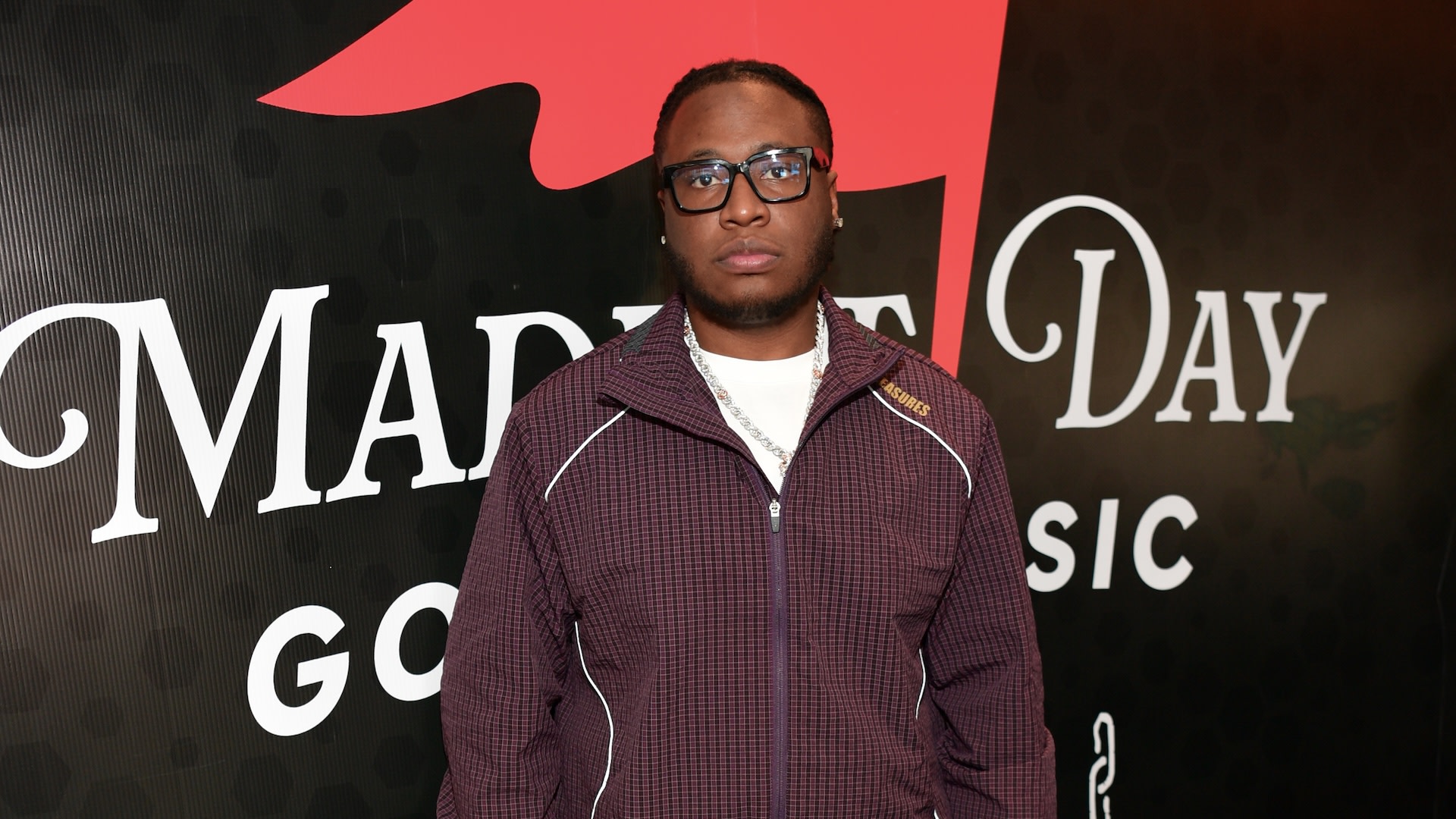 MILTON, GEORGIA - MARCH 24: Record Producer Tay Keith attends Mike Will Made-It Day Golf Classic at White Columns Country Club on March 24, 2025 in Milton, Georgia.