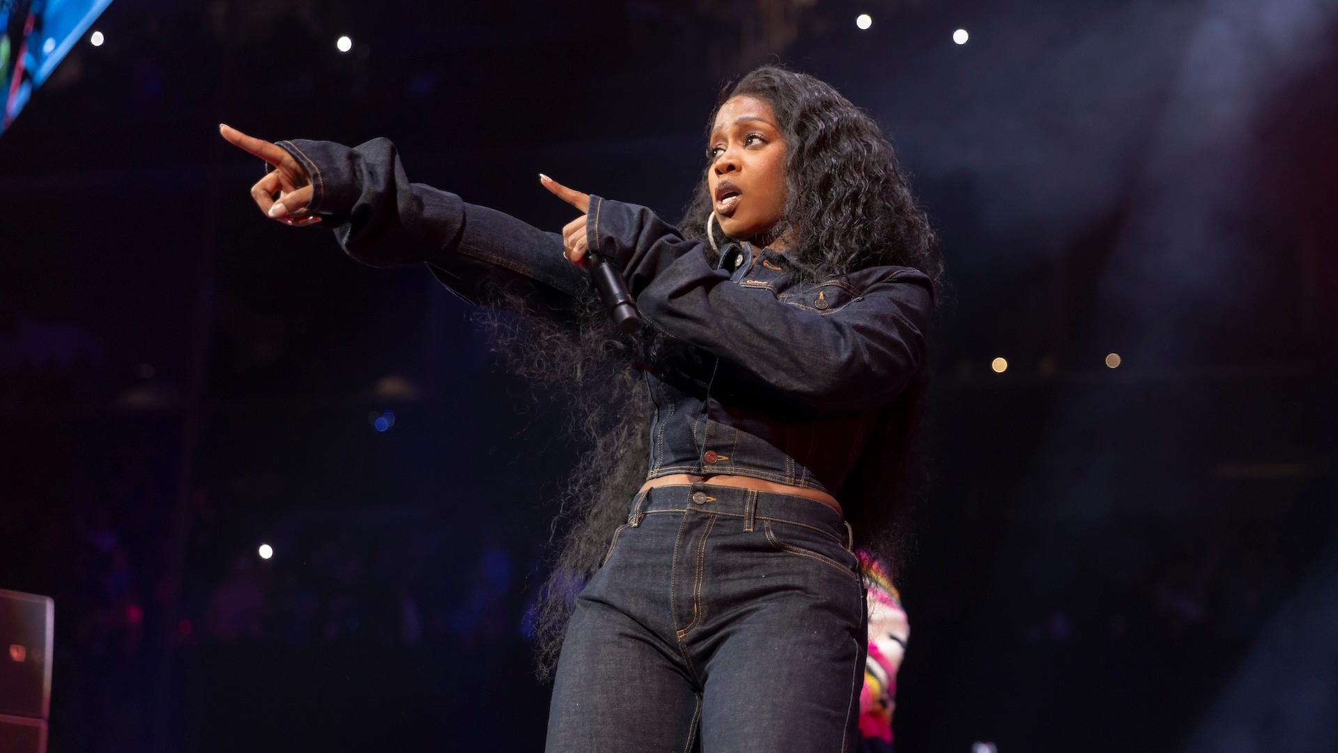 NEW YORK, NEW YORK - APRIL 04: Remy Ma performs at the 2026 April Fools Comedy Jam at Barclays Center on April 04, 2026 in New York City.