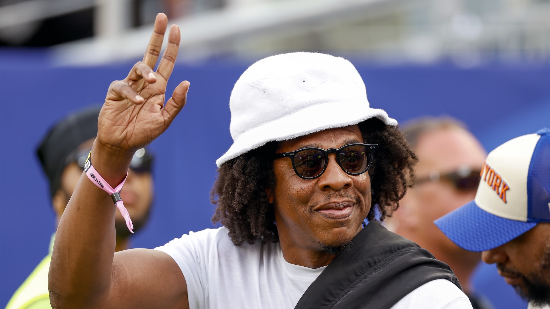 PHILADELPHIA - Rapper and music producer Jay-Z prior to the FIFA 2026 World Cup Group E match between Ivory Coast and Ecuador at Philadelphia Stadium on June 15, 2026, in Philadelphia, United States.