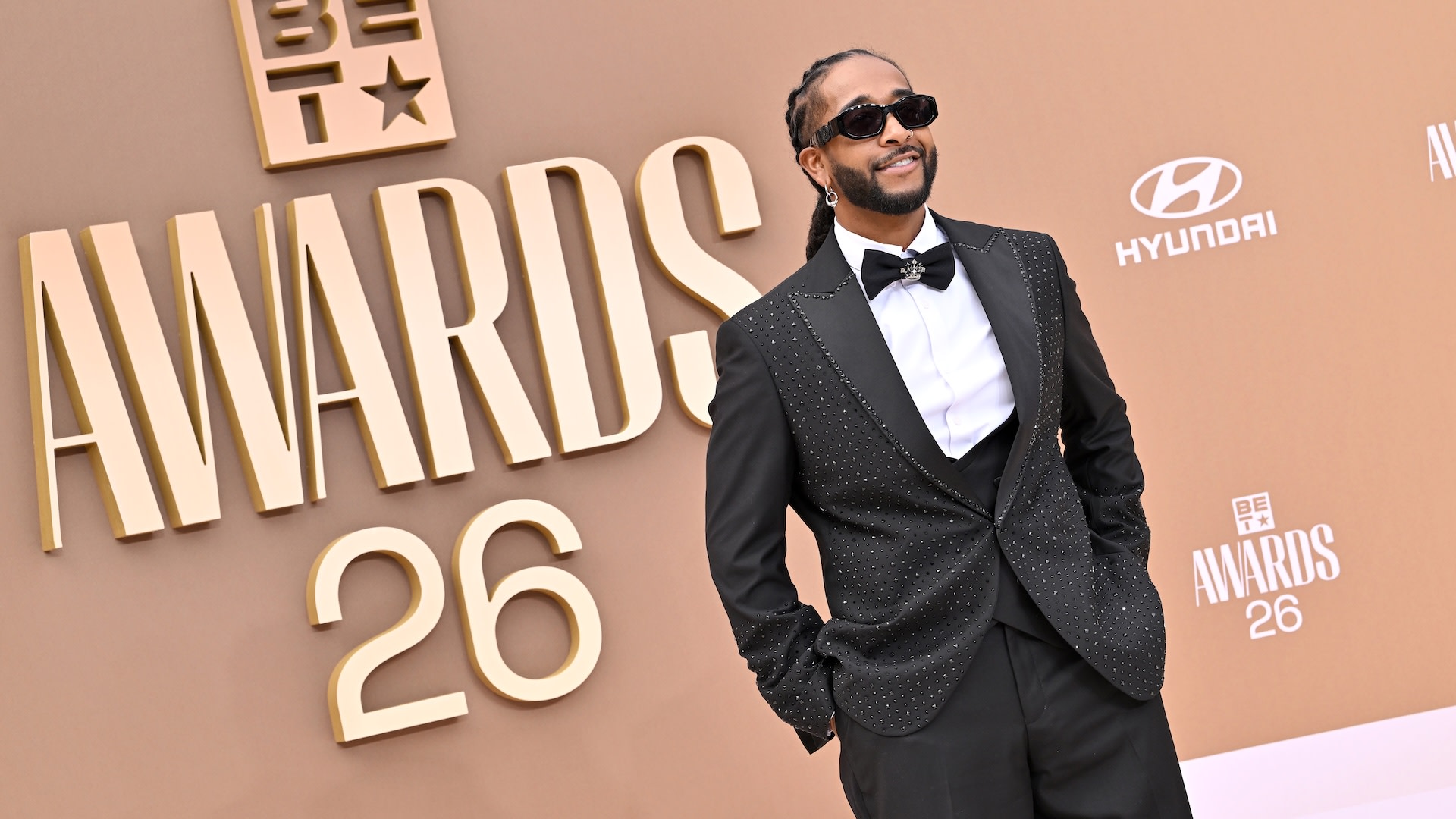 LOS ANGELES, CALIFORNIA - JUNE 28: Omarion attends the 2026 BET Awards at Peacock Theater on June 28, 2026 in Los Angeles, California.