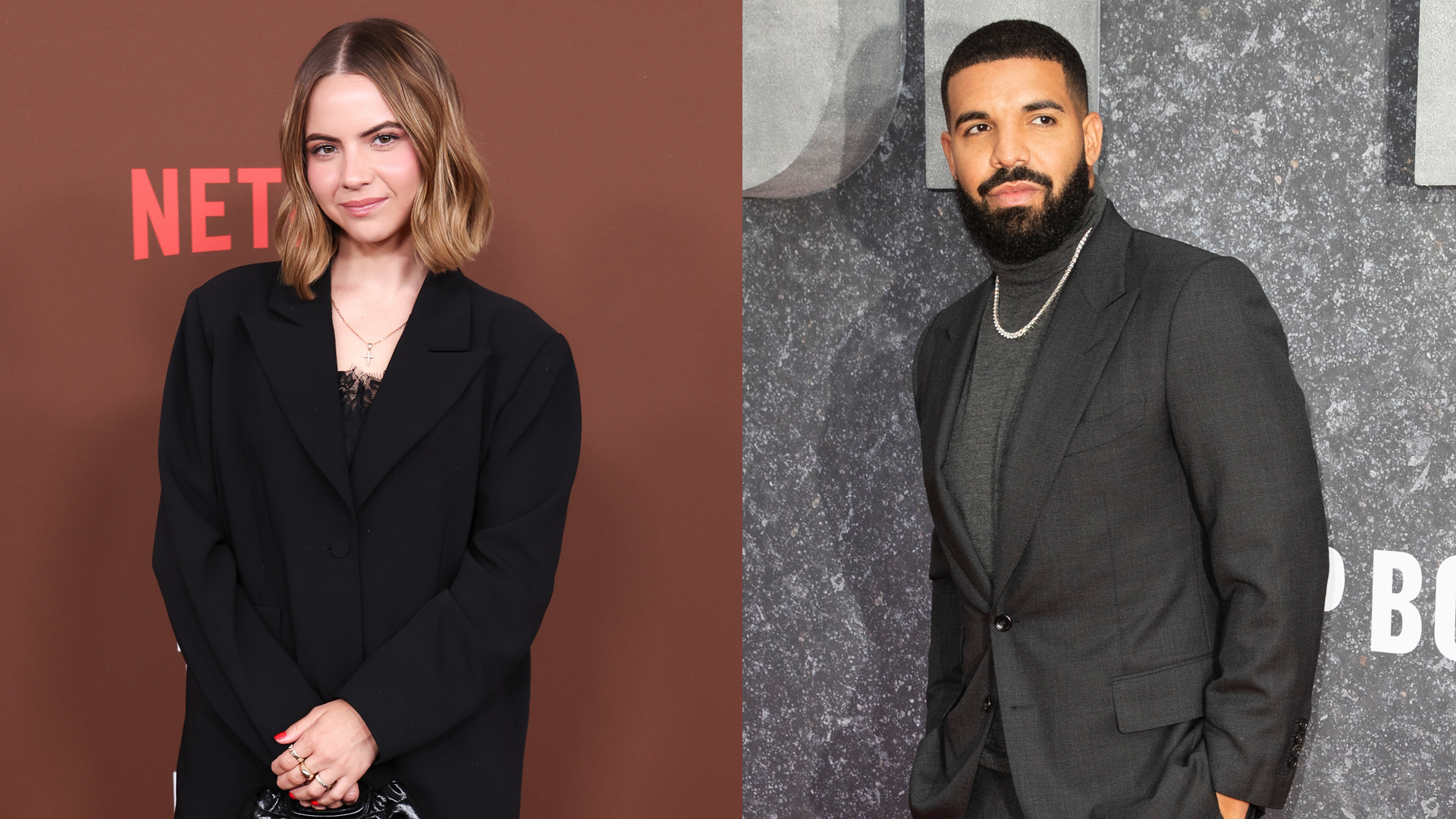 Bobbi Althoff at "The Roast of Kevin Hart" Red Carpet at Netflix Is A Joke Fest held at Kia Forum on May 10, 2026 in Los Angeles, California.

LONDON, ENGLAND - SEPTEMBER 04: Drake attends the "Top Boy" UK Premiere at Hackney Picturehouse on September 04, 2019 in London, England.