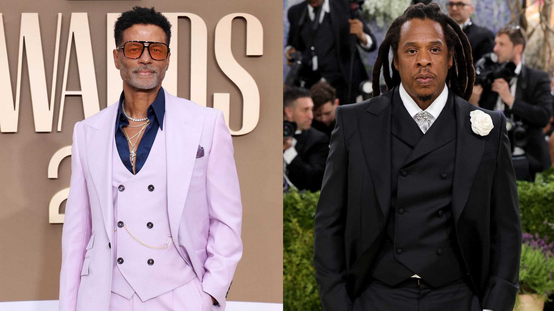 Eric Benét at the BET Awards 2026 held at Peacock Theater on June 28, 2026 in Los Angeles, California. 

NEW YORK, NEW YORK - MAY 04: Jay-Z attends the 2026 Met Gala celebrating "Costume Art" at the Metropolitan Museum of Art on May 04, 2026 in New York City.