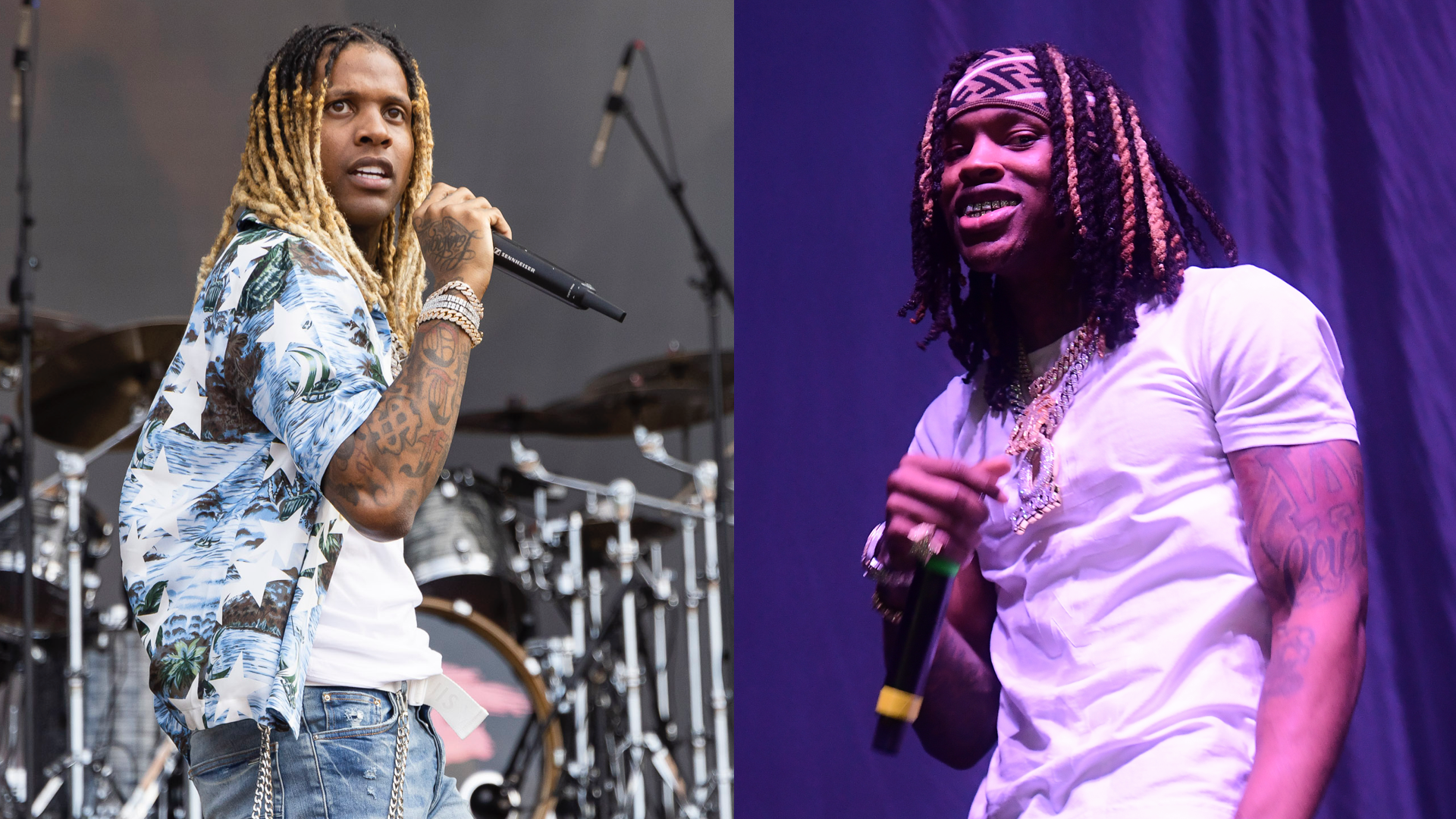 CHICAGO, ILLINOIS - JULY 30: Lil Durk performs on day 3 of Lollapalooza at Grant Park on July 30, 2022 in Chicago, Illinois.
ATLANTA, GA - MARCH 11: Rapper King Von performs during The PTSD Tour In Concert at The Tabernacle on March 11, 2020 in Atlanta, Georgia.