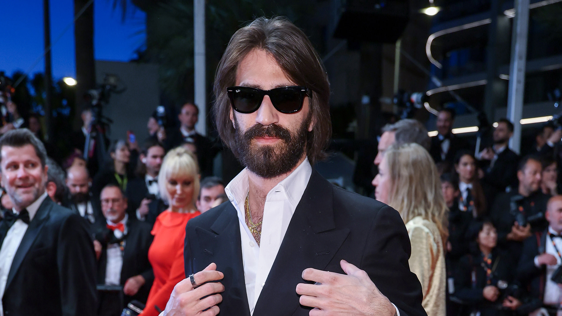 Leonardo Maria del Vecchio attends the "Paper Tiger" screening during the 79th annual Cannes Film Festival at Palais des Festivals on May 16, 2026 in Cannes, France.