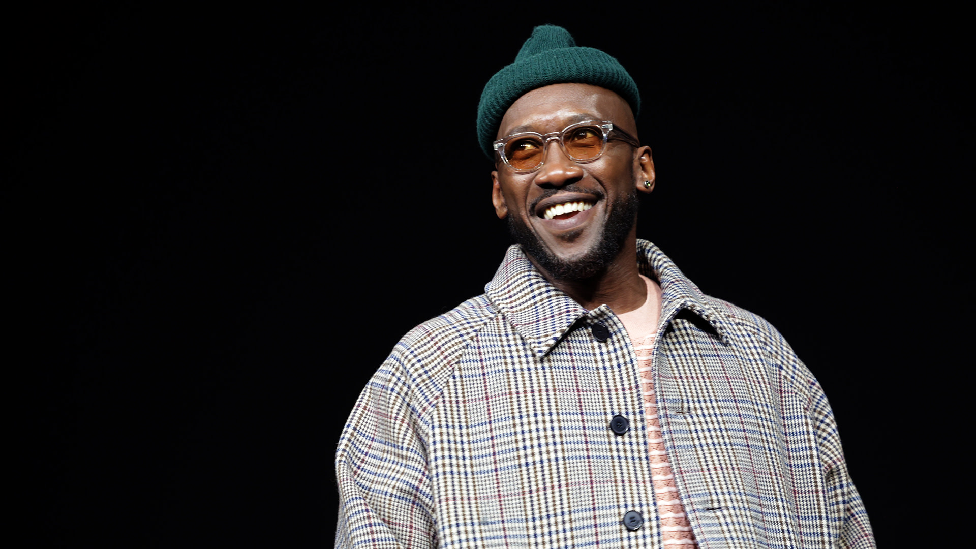 Mahershala Ali speaks onstage during the Amazon MGM Studios CinemaCon 2026 Presentation at The Colosseum at Caesars Palace on April 15, 2026 in Las Vegas, Nevada.