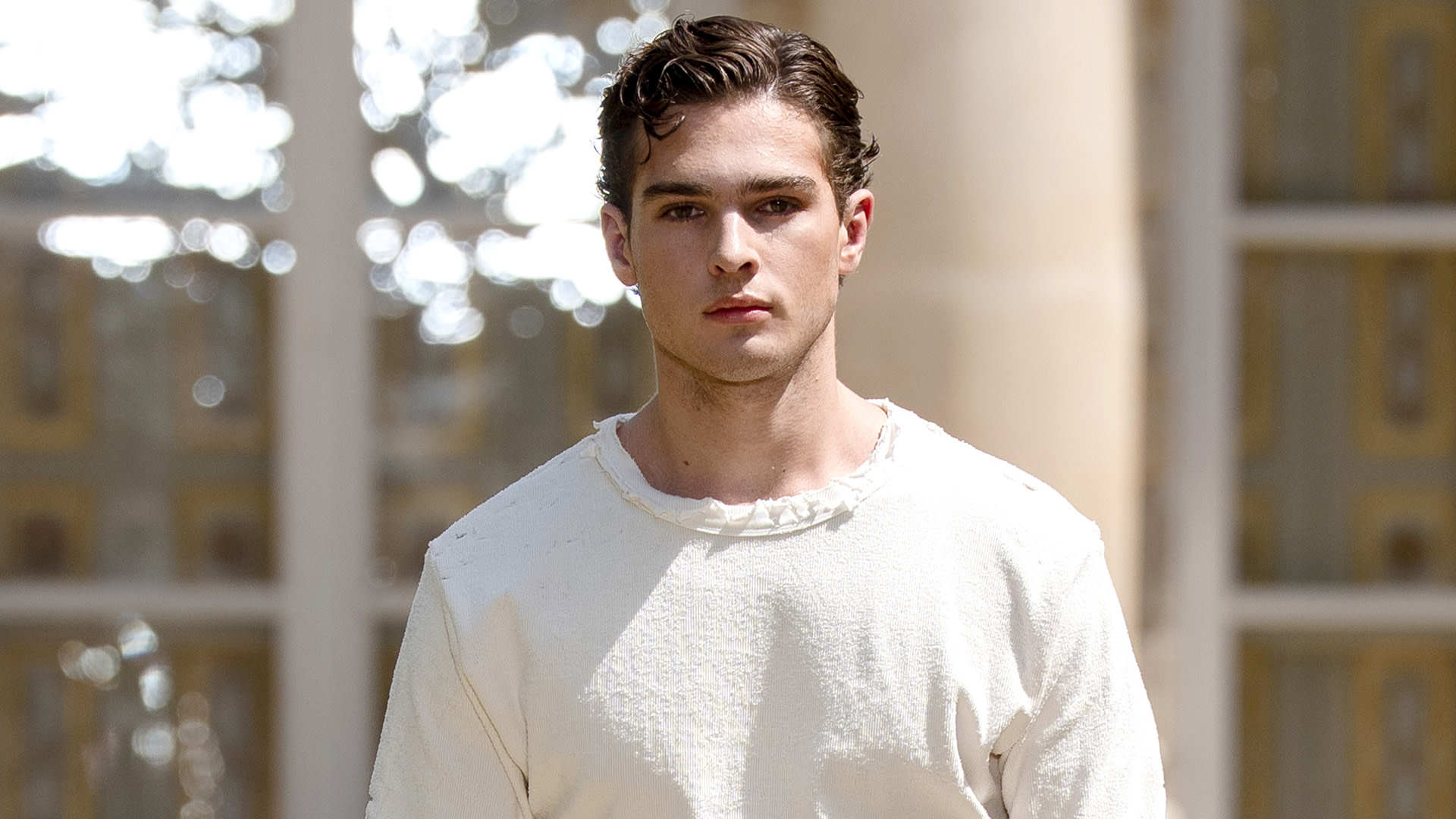 Clavicular walks the runway during the 424 Menswear Spring/Summer 2027 show as part of Paris Fashion Week on June 23, 2026 in Paris, France. 