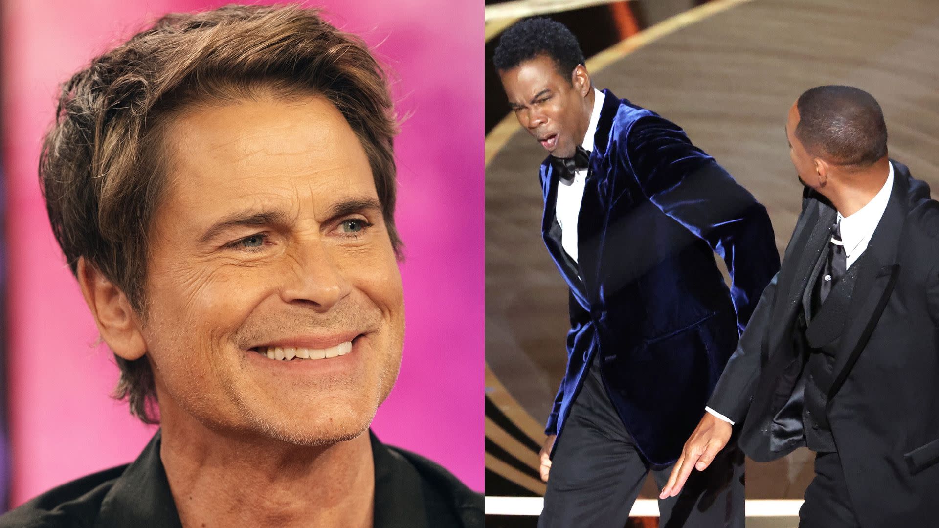 Rob Lowe Says He Was 'Happy' When Will Smith Slapped Chris Rock at the Oscars
