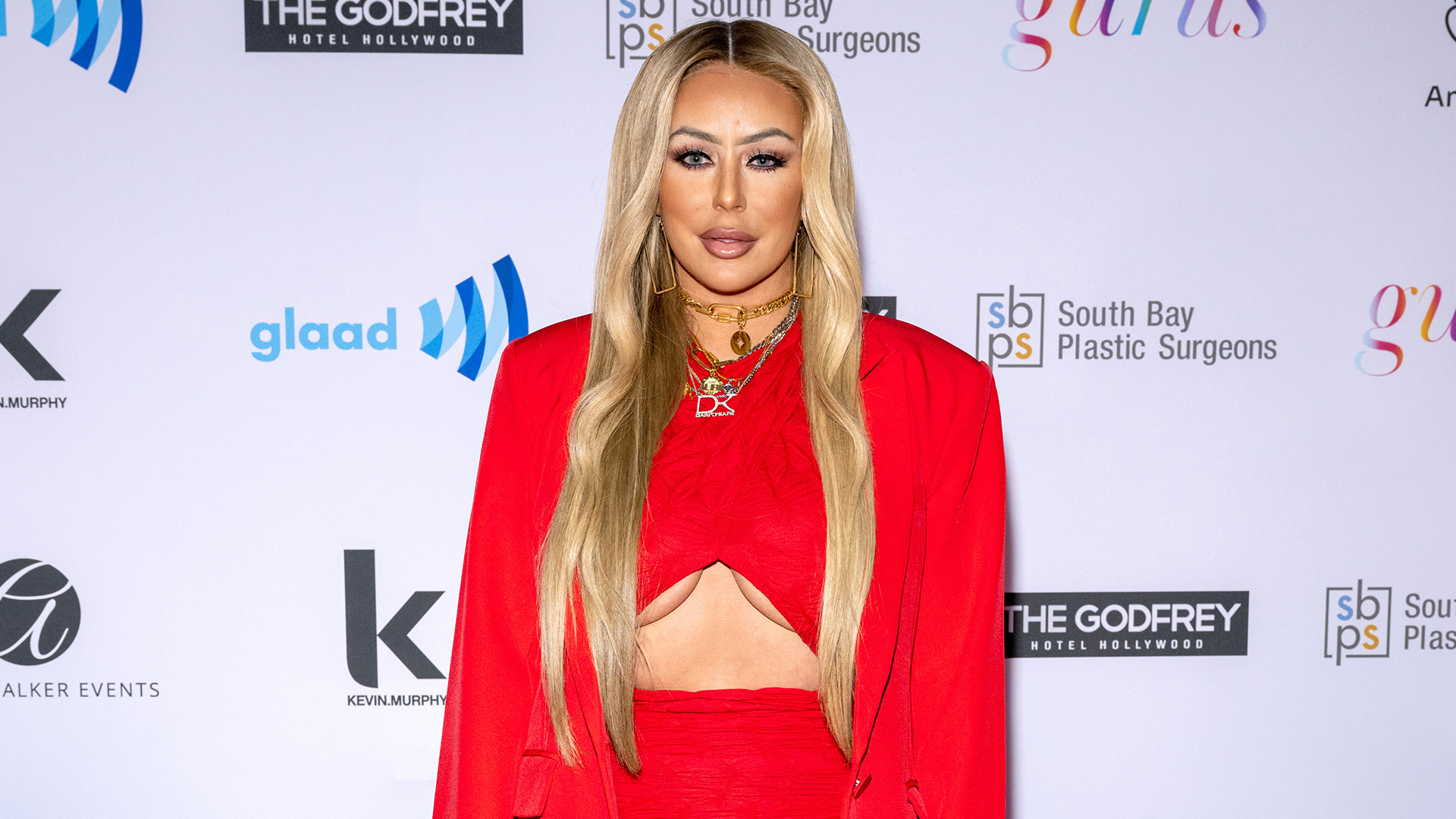 Singer Aubrey O'Day attends Gurus Magazine's #30VOICES30DAYS Cover Launch Party at The Godfrey Hotel Hollywood on June 01, 2024 in Los Angeles, California. 