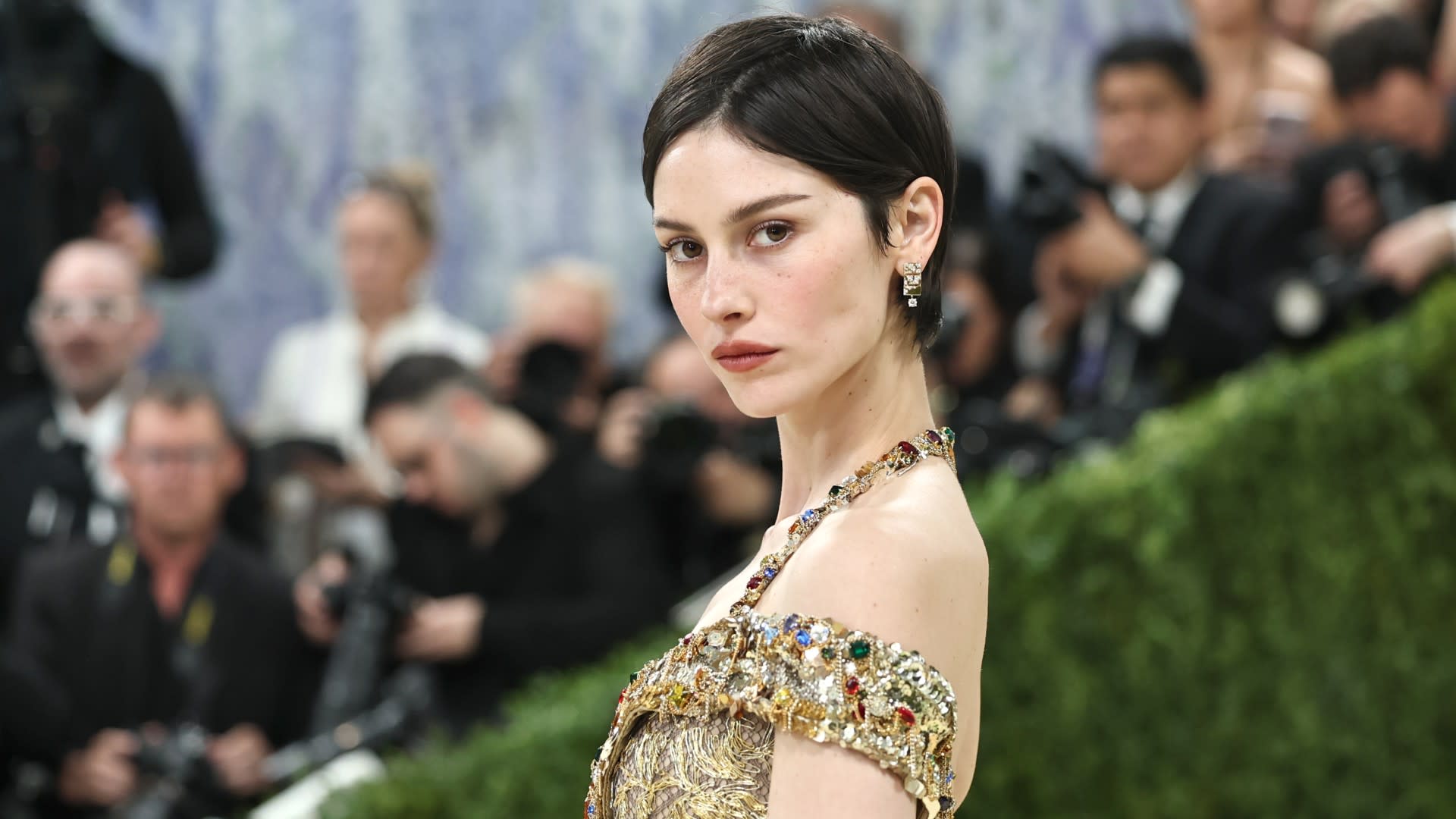 Gracie Abrams attends the 2026 Met Gala celebrating "Costume Art" at the Metropolitan Museum of Art on May 04, 2026 in New York City. 