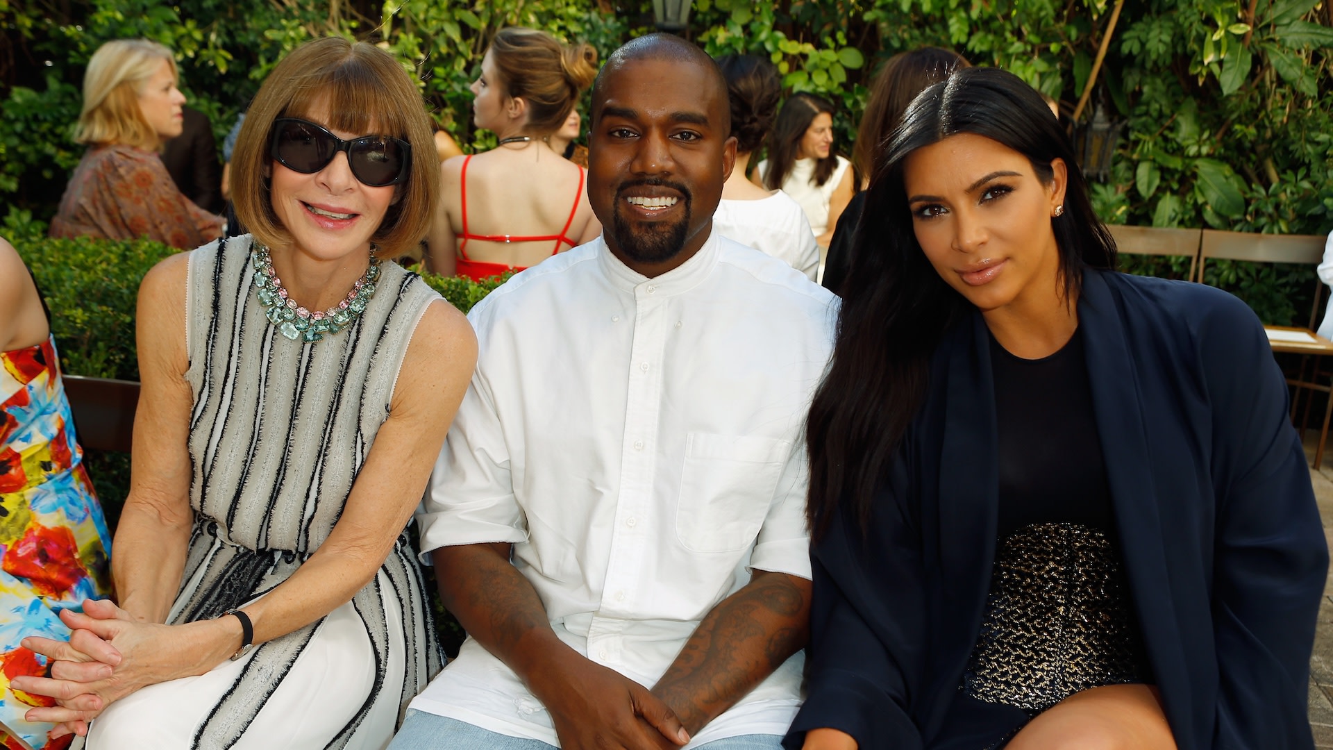 Anna Wintour, Ye, and Kim Kardashian