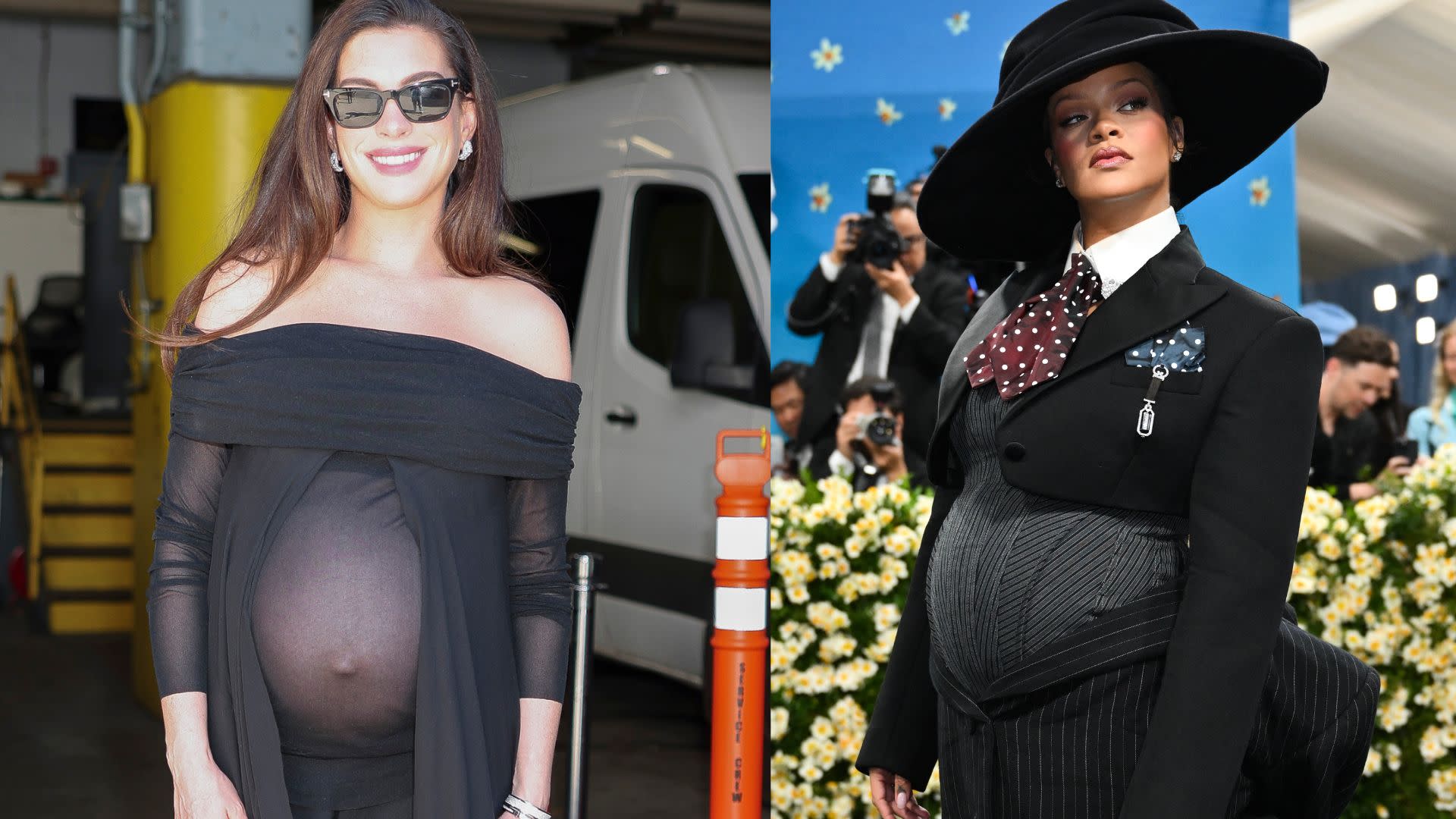 Anne Hathaway Credits Rihanna for Maternity Swag