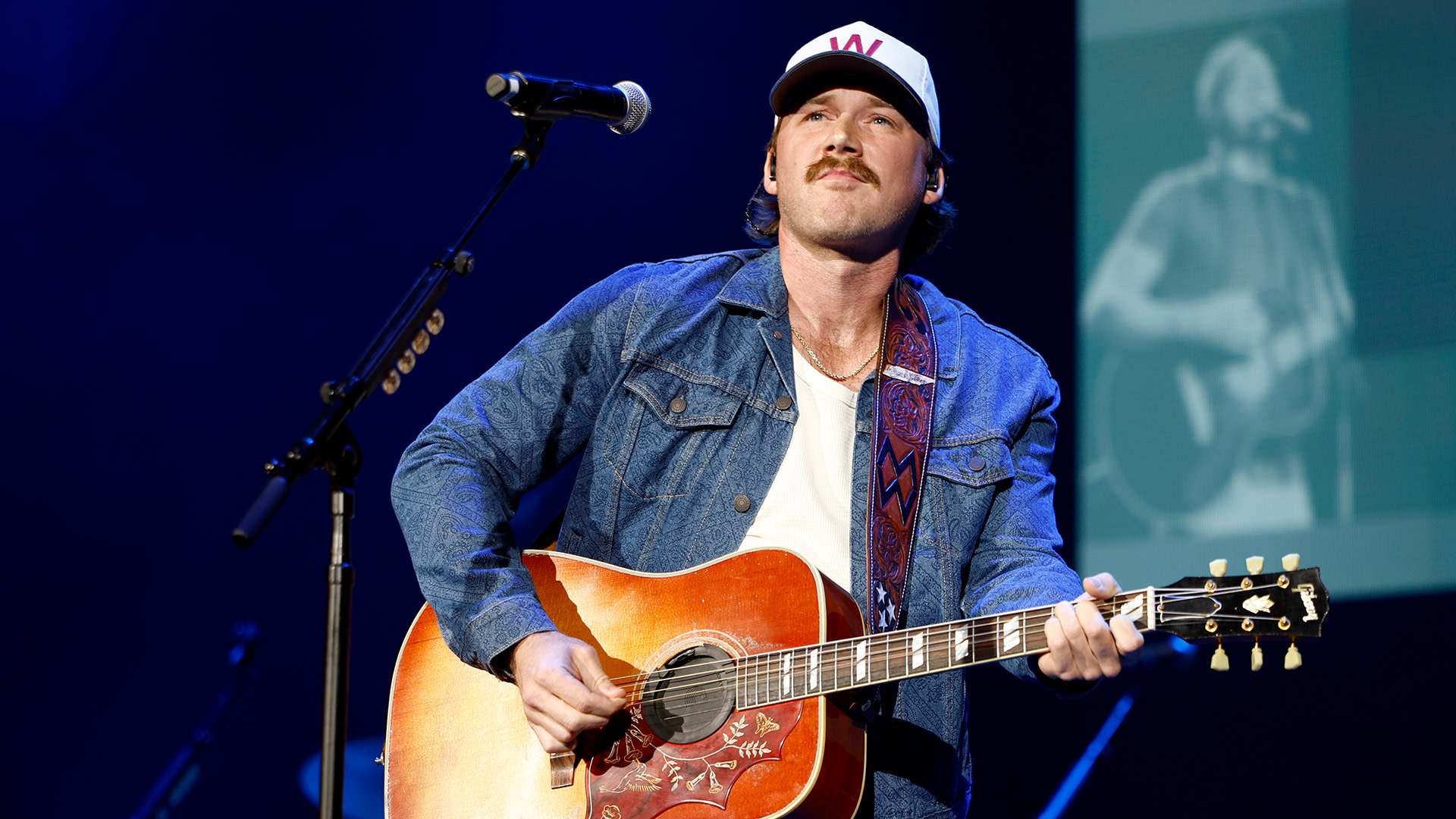 Morgan Wallen performs onstage for the 16th Annual Darius and Friends St. Jude Benefit at Ryman Auditorium on June 02, 2025 in Nashville, Tennessee. 