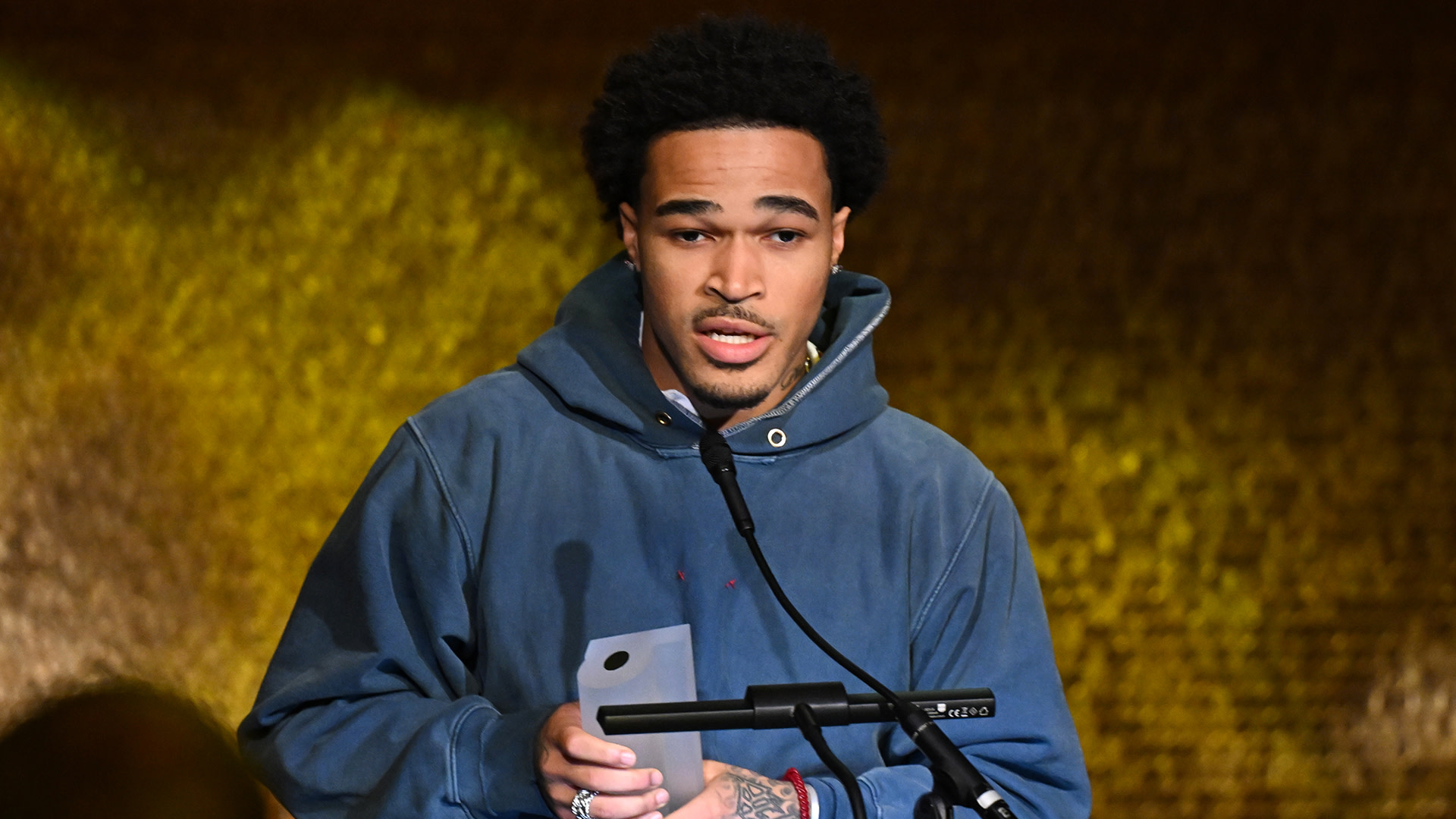 
Billboard Power 100 Presented by VENU

PlaqueBoyMax winner of the Disruptor Award Presented by VENU at Billboard Power 100 presented by VENU at Zouk Los Angeles on January 28, 2026 in Los Angeles, California. 