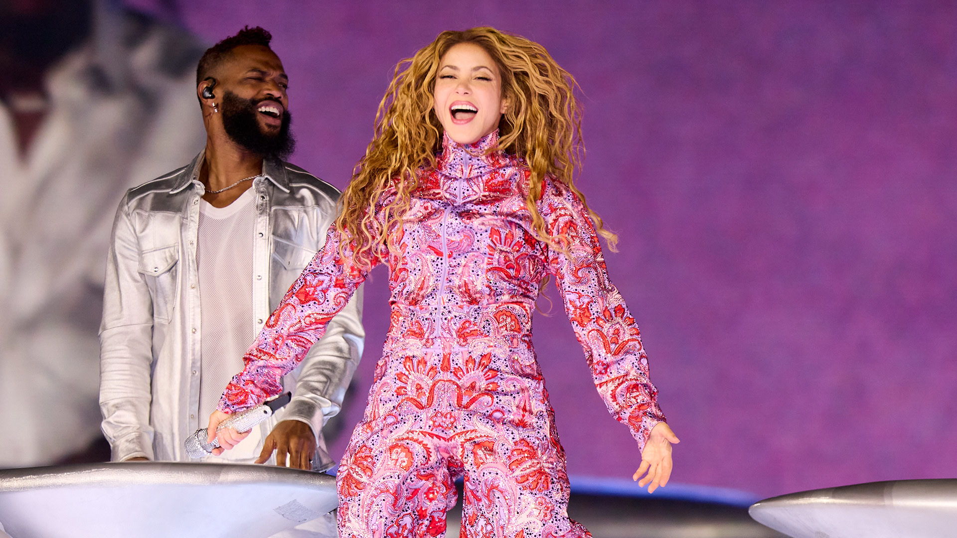 Singer Shakira performs onstage on the 8th night of her European residency at Shakira stadium during "La Mujeres Ya No Lloran" World Tour at Estadio Shakira on October 03, 2026 in Madrid, Spain. 