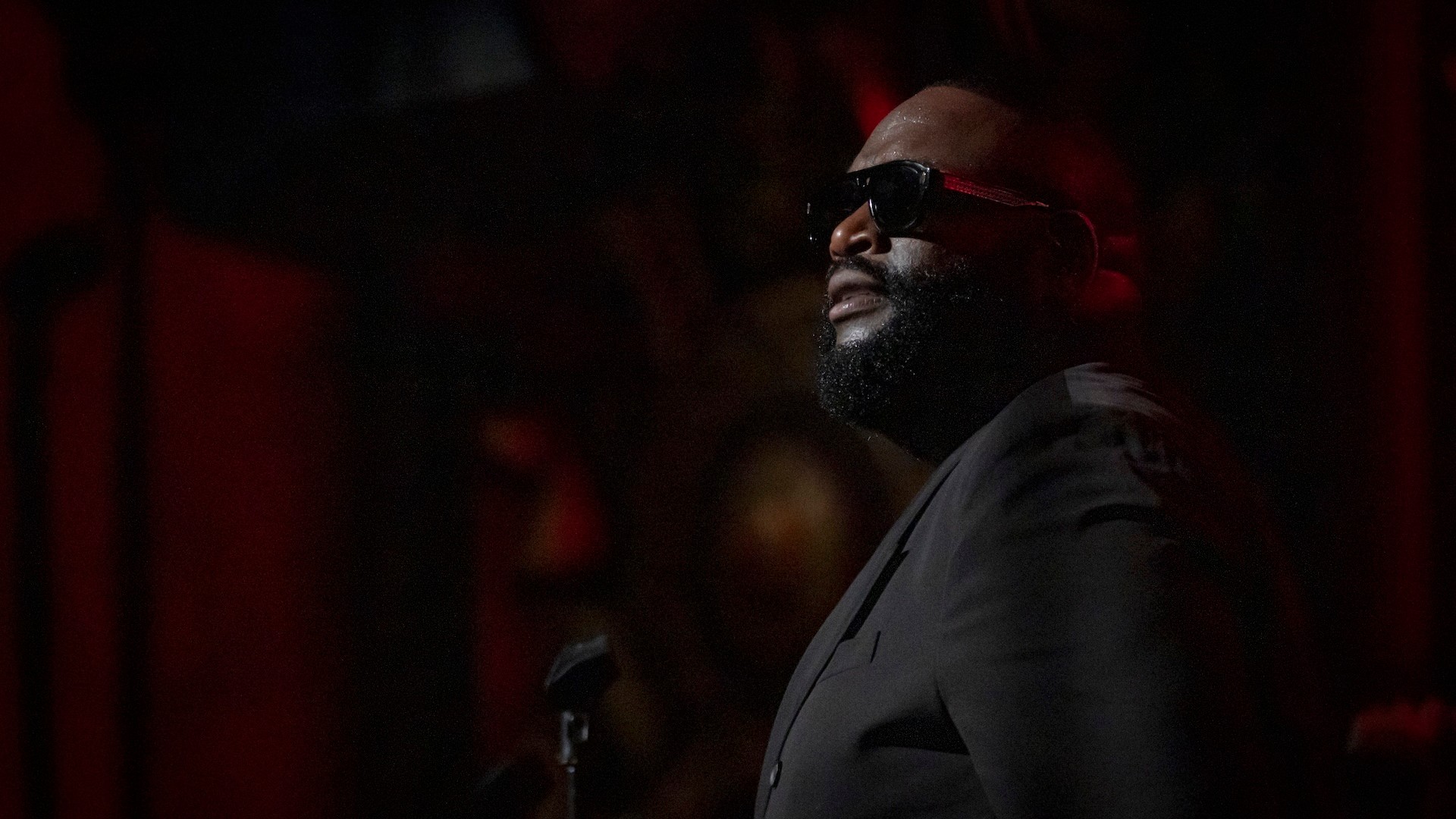 NEW YORK, NEW YORK - JULY 10: Rick Ross performs onstage at the Rick Ross: Port Of Miami Orchestra Reunion Tour at The Beacon Theatre on July 10, 2026 in New York City.

LOS ANGELES, CA - OCTOBER 20: (L-R) Vogue Editor in Chief Anna Wintour, recording artist Kanye West and TV personality Kim Kardashian attend CFDA/Vogue Fashion Fund Show and Tea at Chateau Marmont on October 20, 2015 in Los Angeles, California.