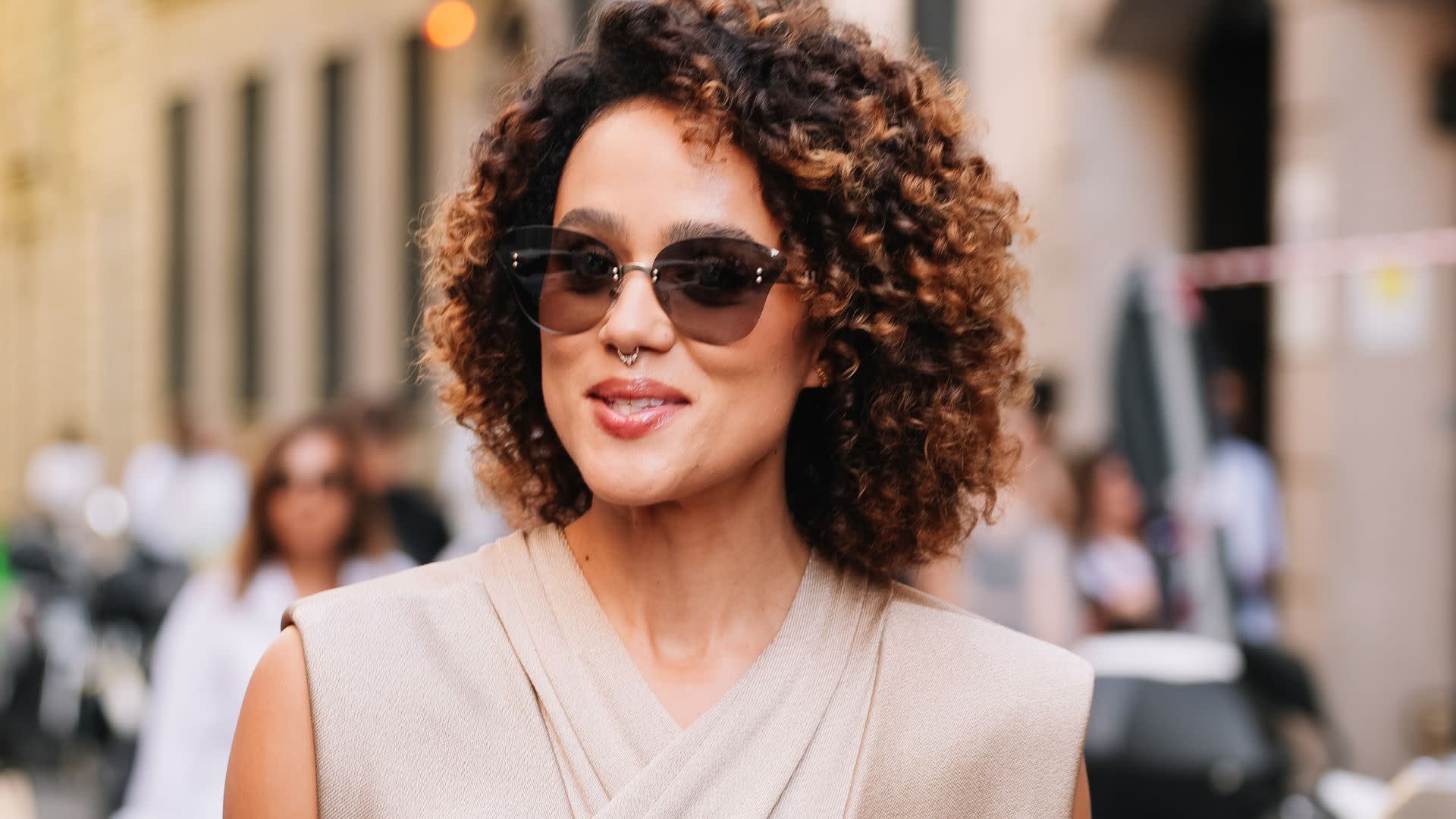 'Game of Thrones' Star Nathalie Emmanuel Once Again Reps Her Colors at Notting Hill Carnival