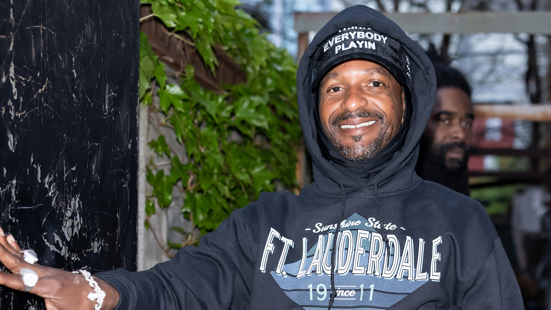 Charleston White is seen arriving to his comedy show on April 22, 2025 in Philadelphia, Pennsylvania.