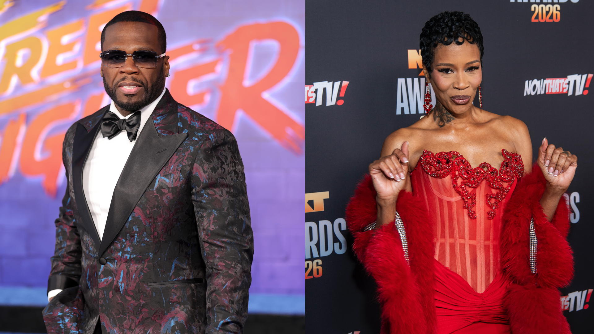 HOLLYWOOD, CALIFORNIA - OCTOBER 12: Curtis Jackson aka 50 Cent attends the Los Angeles premiere of Paramount Pictures "Street Fighter" at TCL Chinese Theatre on October 12, 2026 in Hollywood, California. 

ATLANTA, GEORGIA - OCTOBER 25: Tia Kemp attends The NXT Awards 2026 at Coca-Cola Roxy on October 25, 2026 in Atlanta, Georgia. 
