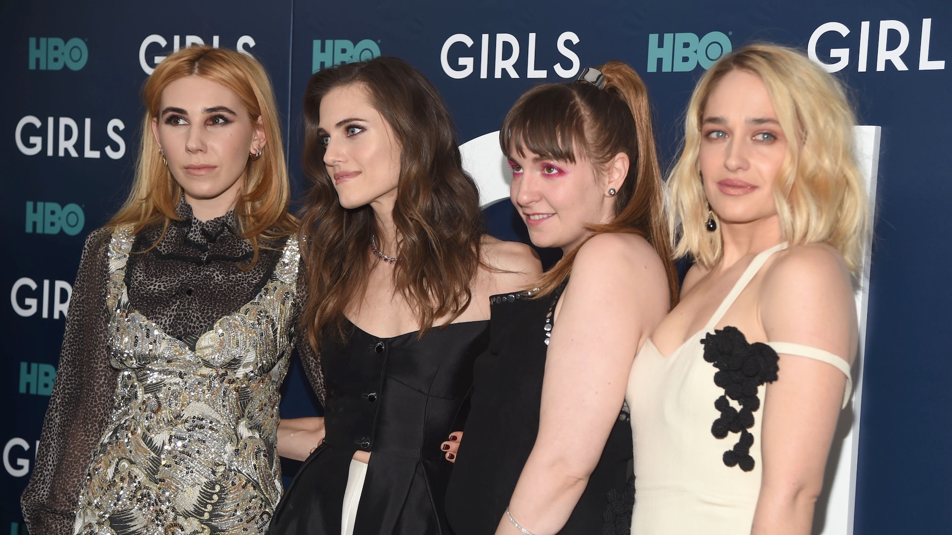 Allison Williams, Zosia Mamet, Lena Dunham and Jemima Kirke