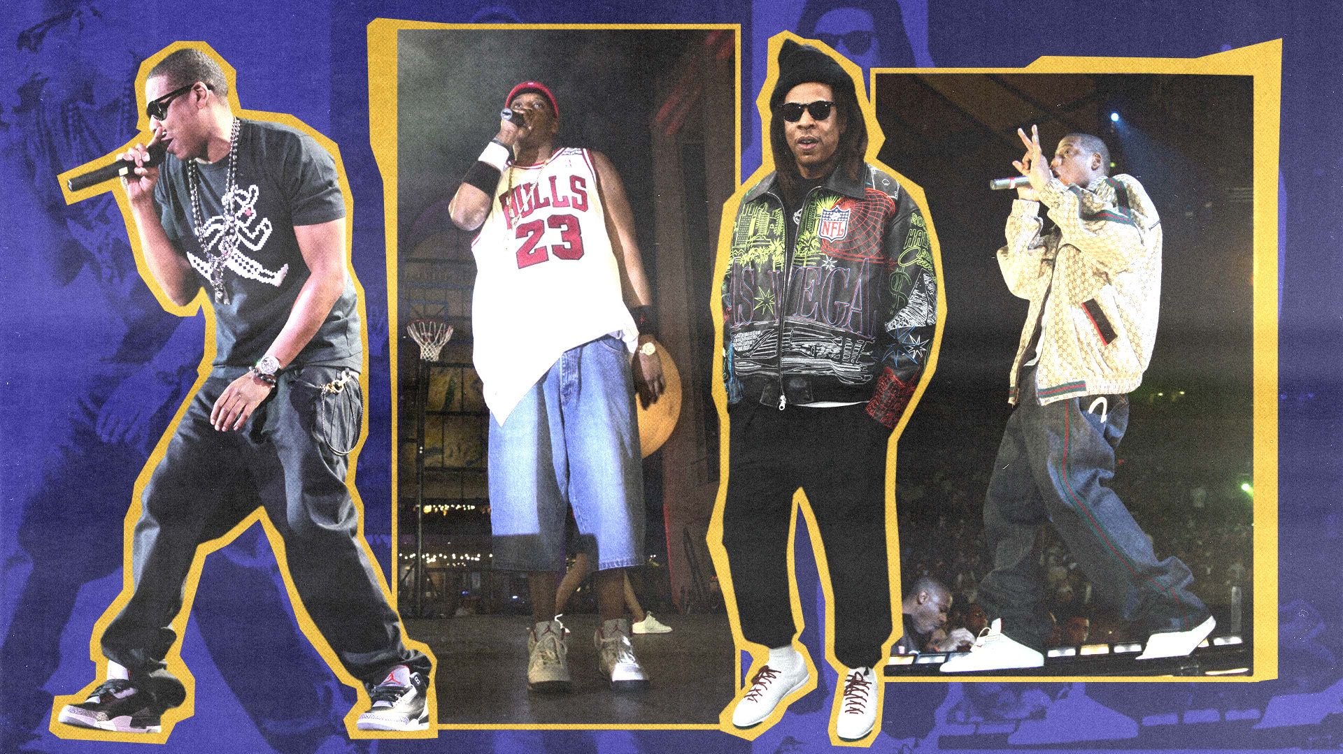 Jay-Z's legendary rap career has spanned multiple decades. Across them, he has showcased a variety of style eras, from throwback jerseys to classic streetwear to Rocawear. These are his top 10. 