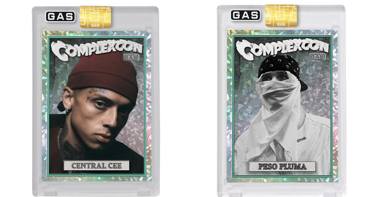 ComplexCon 2025 Headliners GAS Trading Cards f/ Central Cee, Peso Pluma ...
