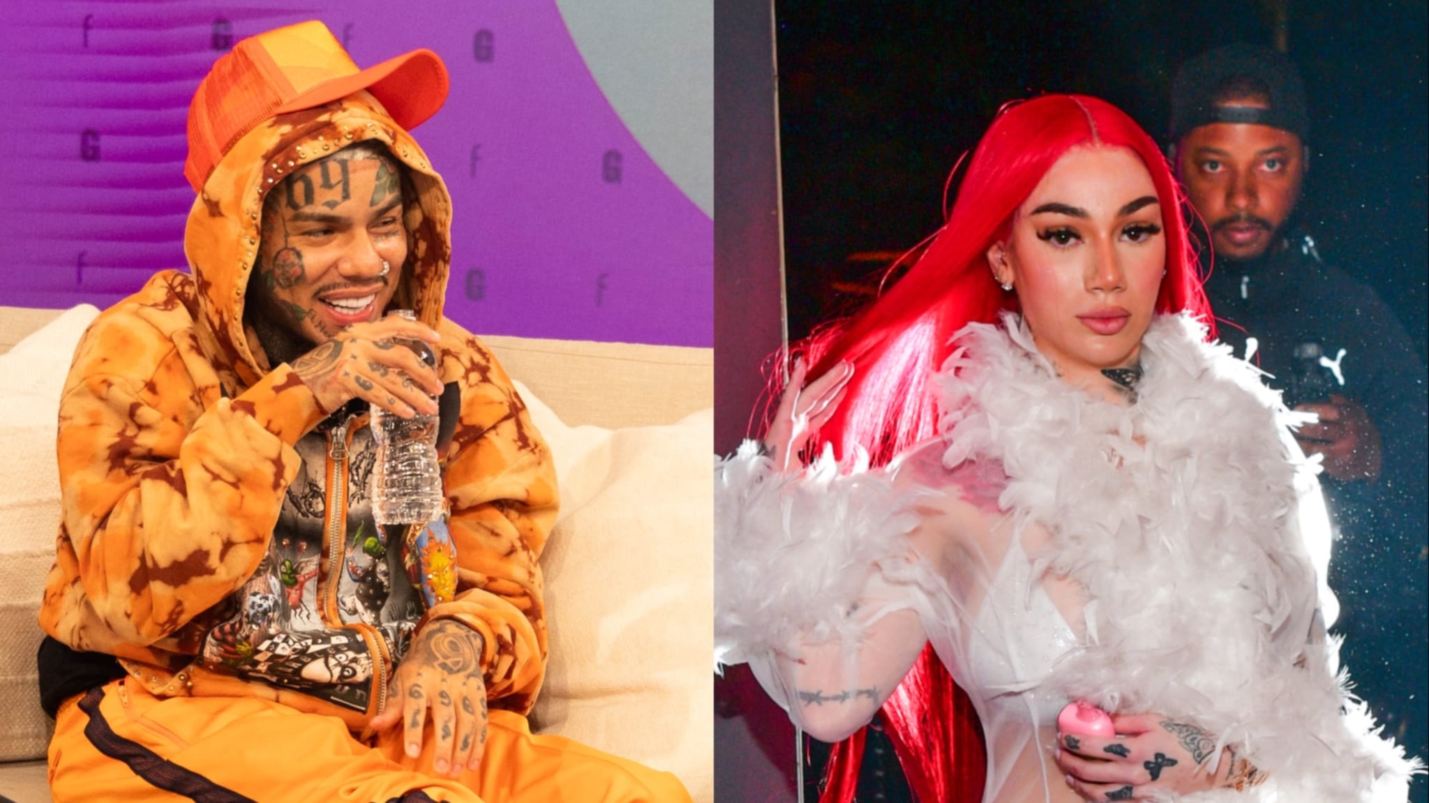 6ix9ine and Bhad Bhabie
