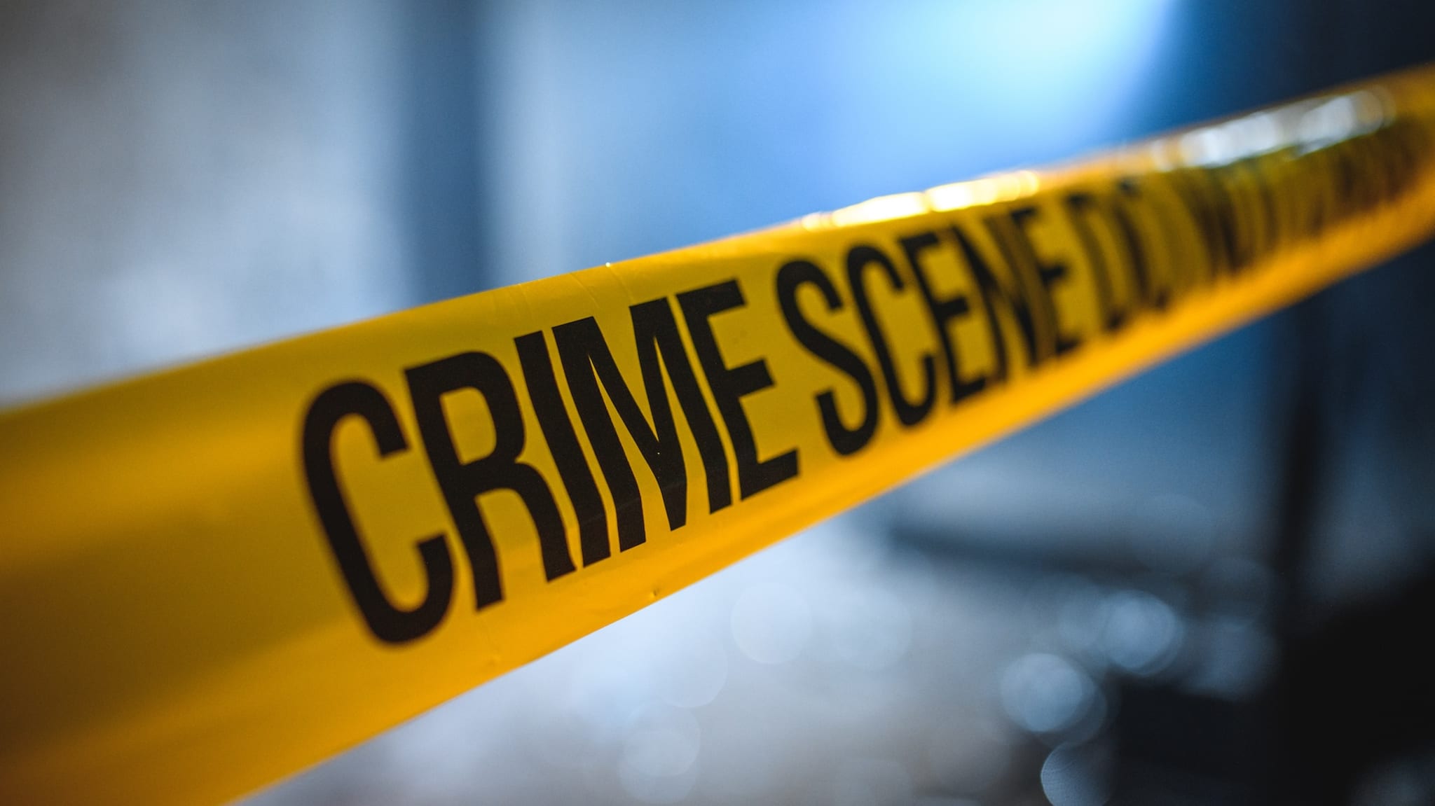 Crime scene tape.