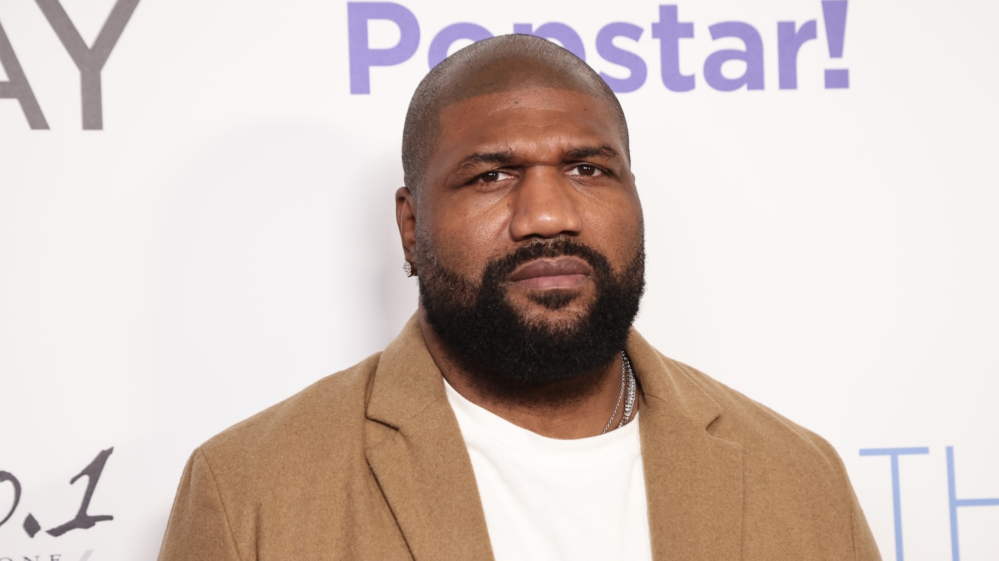 BURBANK, CALIFORNIA - DECEMBER 10: Quinton 'Rampage' Jackson attends the season 8 premiere of the "The Bay" and pre-daytime Emmy party at Associated Television Int'l Studios on December 10, 2023 in Burbank, California